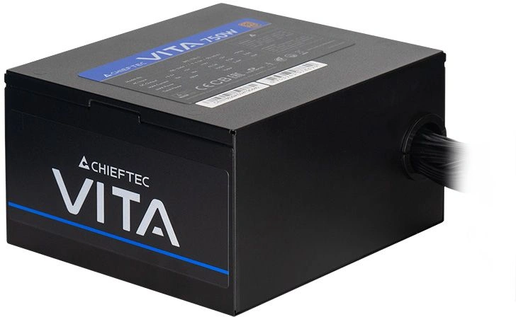Блок питания Chieftec ATX 650W Vita BPX-650-S Gen.5 Half mod 80+ bronze (20+4pin) APFC 120mm fan 6xSATA RTL — миниатюра 4