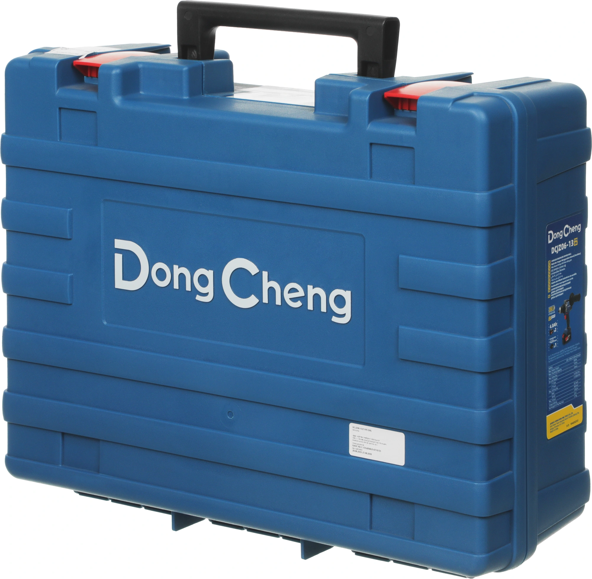 Дрель-шуруповерт DongCheng DCJZ06-13 аккум. патрон:быстрозажимной (кейс в комплекте) (DCJZ06-13(TYPE EM)) — миниатюра 10