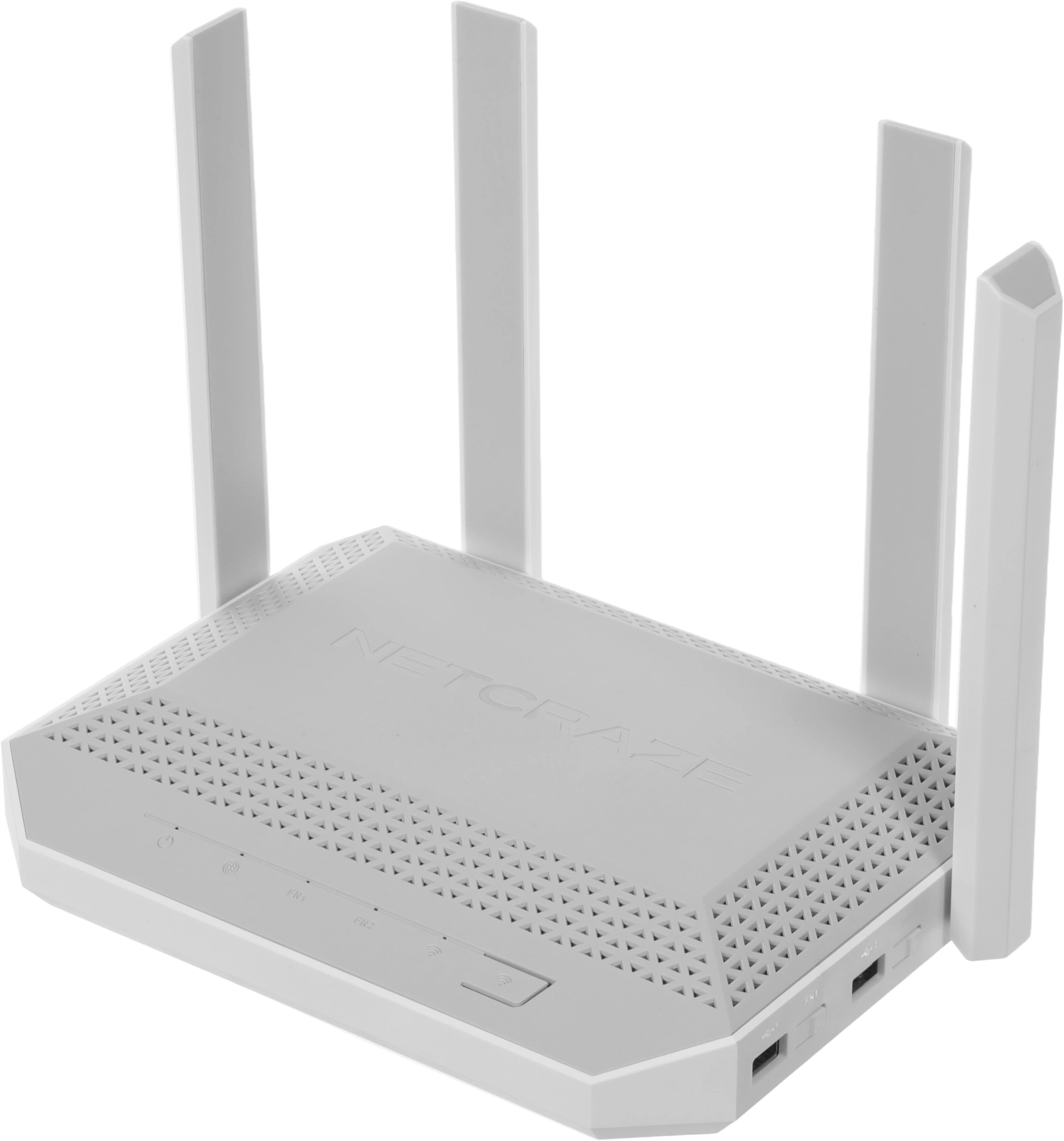 Роутер беспроводной Keenetic Netcraze Giga (NC-1012) AX3000 10/100/1000BASE-TX/SFP/4g ready белый — фото 1