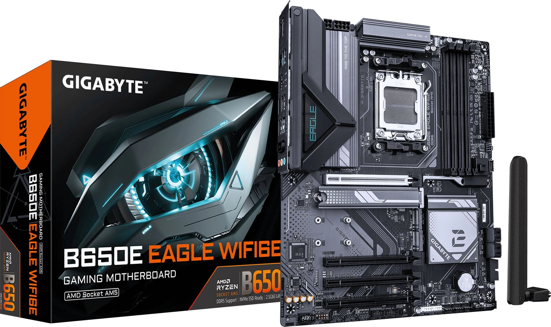Материнская плата Gigabyte B650E EAGLE WIFI6E Socket AM5 AMD B650 4xDDR5 ATX AC`97 8ch(7.1) GbLAN RAID+HDMI+DP — миниатюра 5