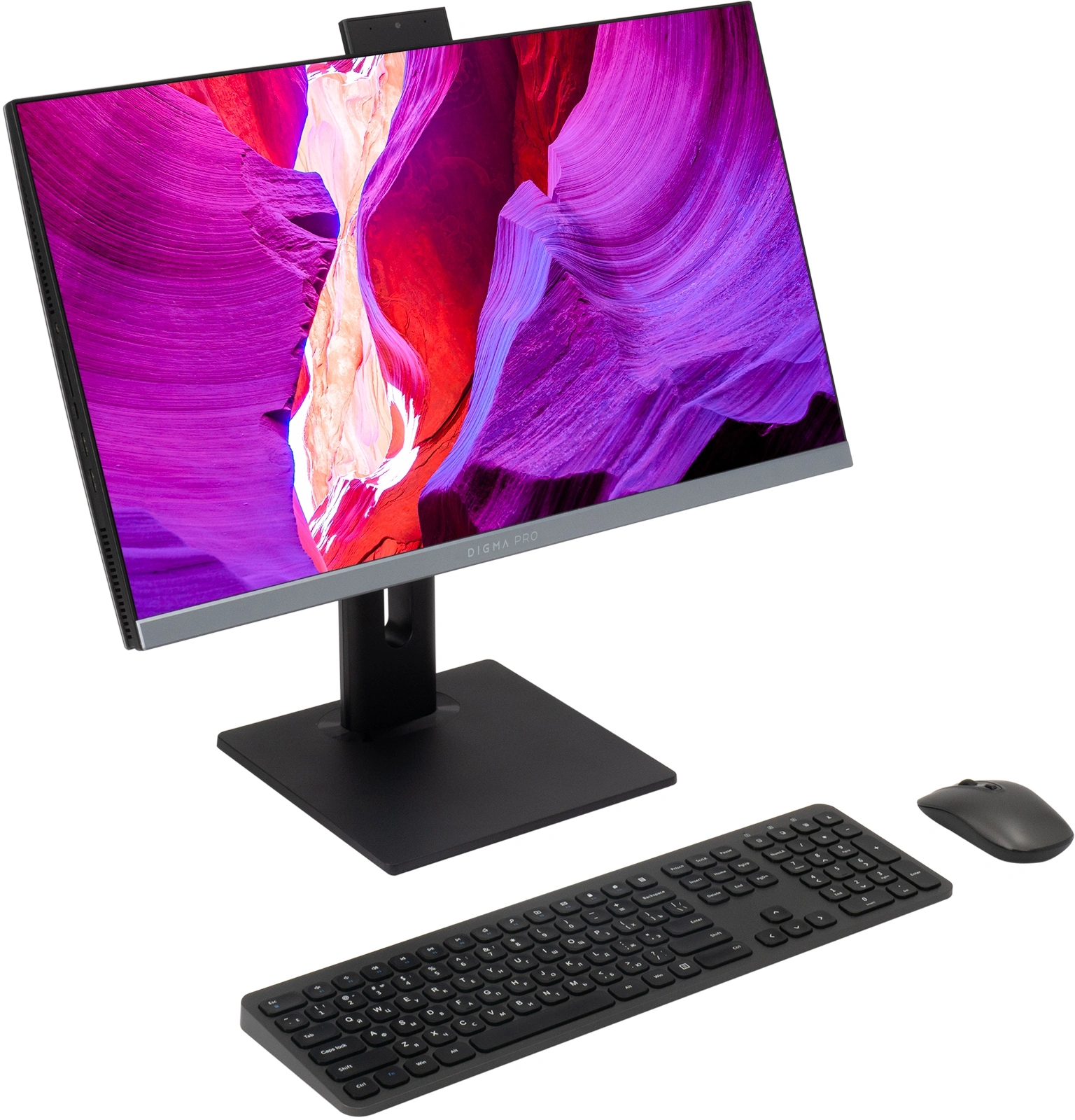 Моноблок Digma Pro Unity 23.8" Full HD i5 13500HX (2.5) 16Gb SSD512Gb UHDG 730 CR Windows 11 Pro GbitEth WiFi BT 90W клавиатура мышь Cam серый/черный 1920x1080 — миниатюра 2