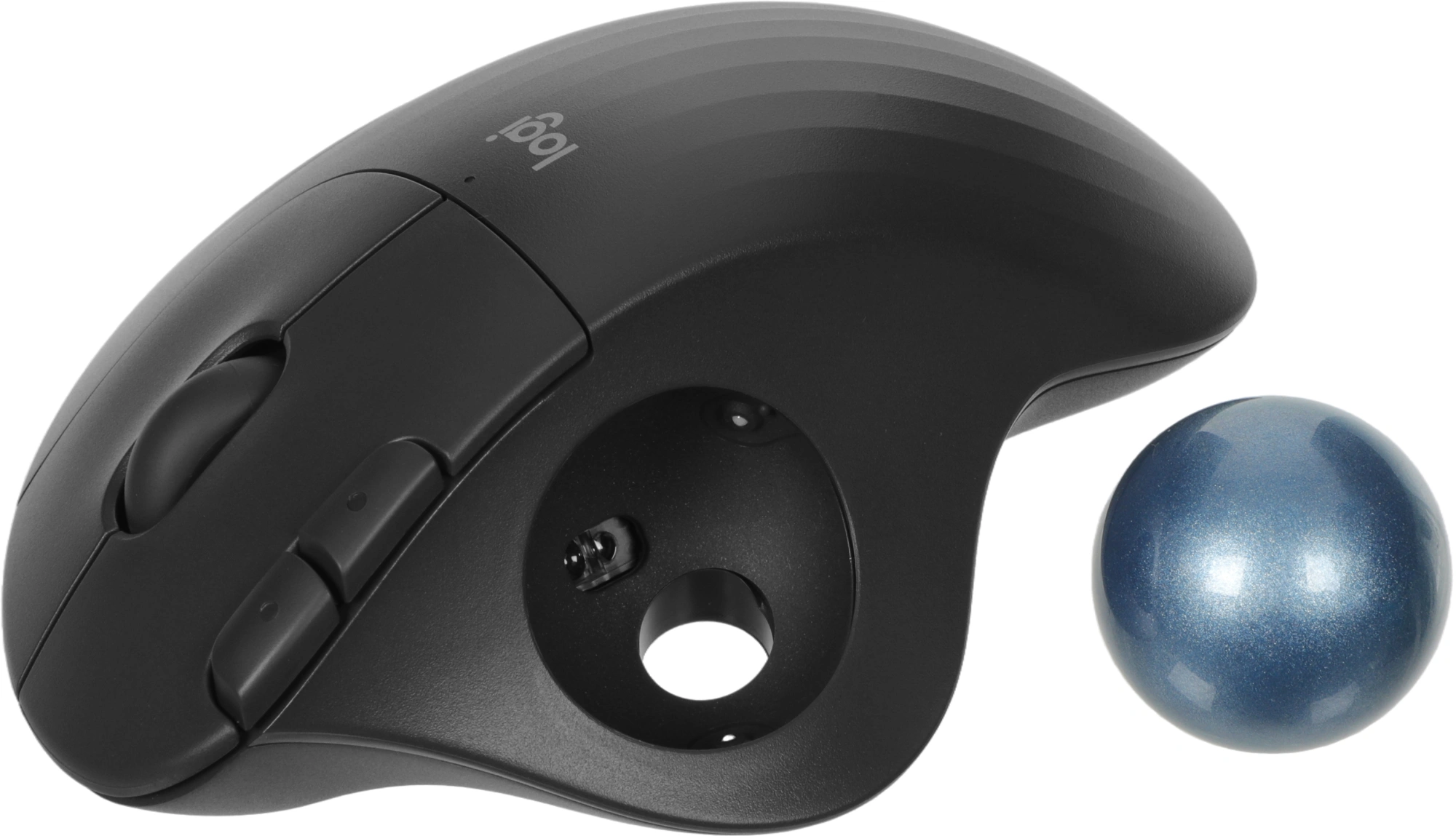 Трекбол Logitech M575S черный оптическая 2000dpi беспров. BT/Radio USB 4but (910-007035) — миниатюра 8