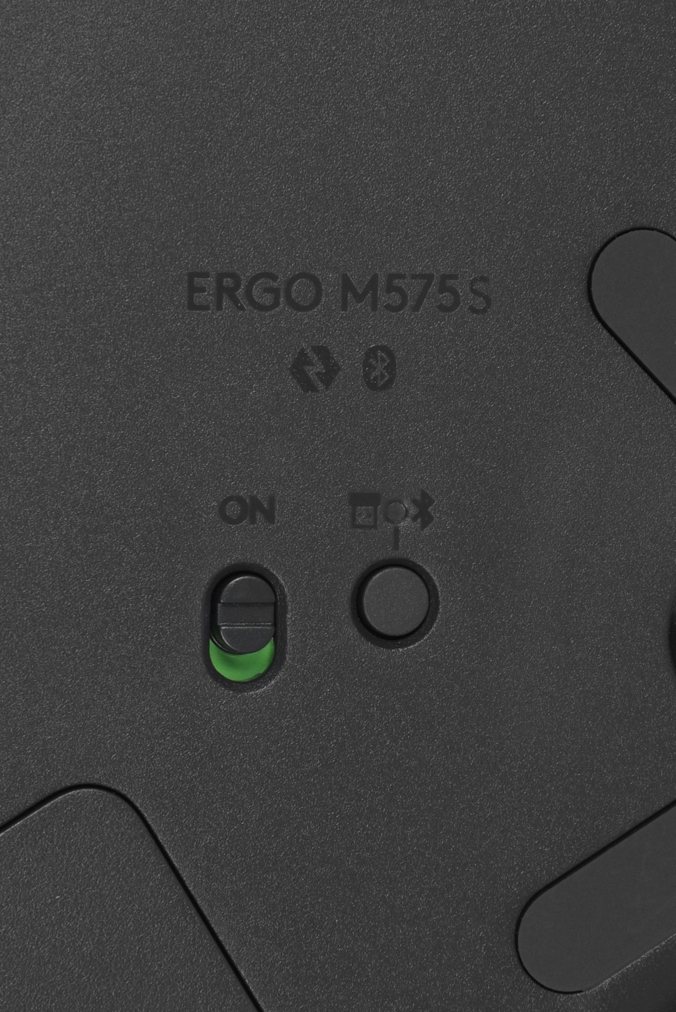 Трекбол Logitech M575S черный оптическая 2000dpi беспров. BT/Radio USB 4but (910-007035) — миниатюра 3
