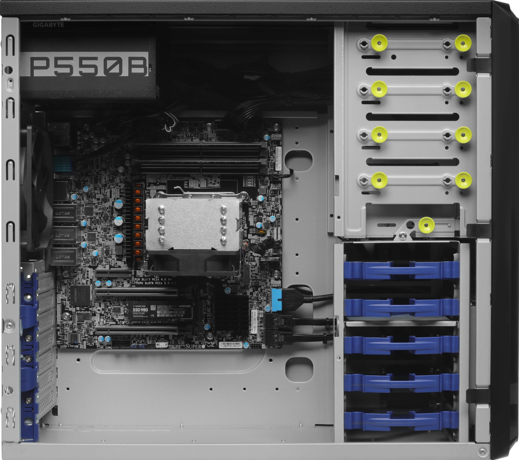 Сервер IRU Rock S9104A 1x7600 1x16Gb 1x1Tb SSD B650 AST2600 2xGigEth 1x550W w/o OS (2140240) — миниатюра 8