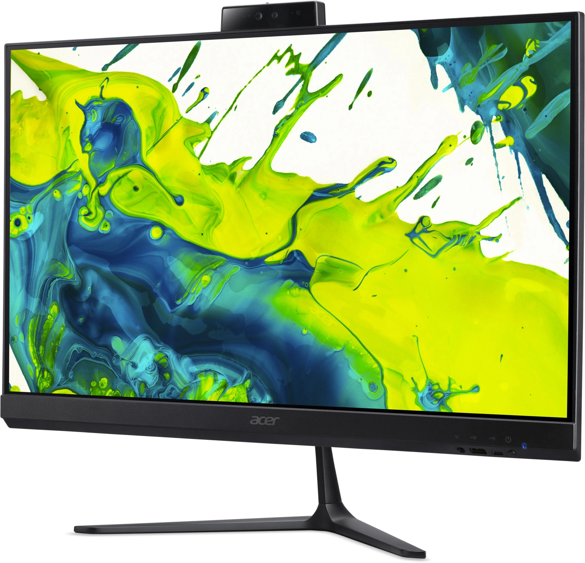 Моноблок Acer Aspire C24B-GKRK 23.8" Full HD Ryzen AI 5 330 (2) 16Gb SSD512Gb 820M Eshell GbitEth WiFi BT 65W клавиатура мышь Cam черный 1920x1080 — миниатюра 3