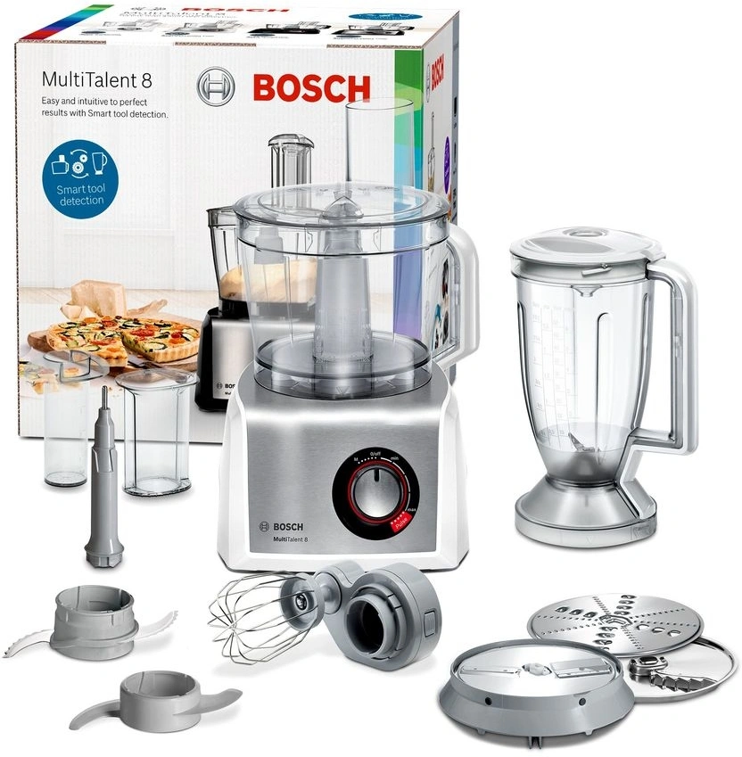 Кухонный комбайн Bosch MultiTalent 8 MC812S814 1250Вт белый — миниатюра 2