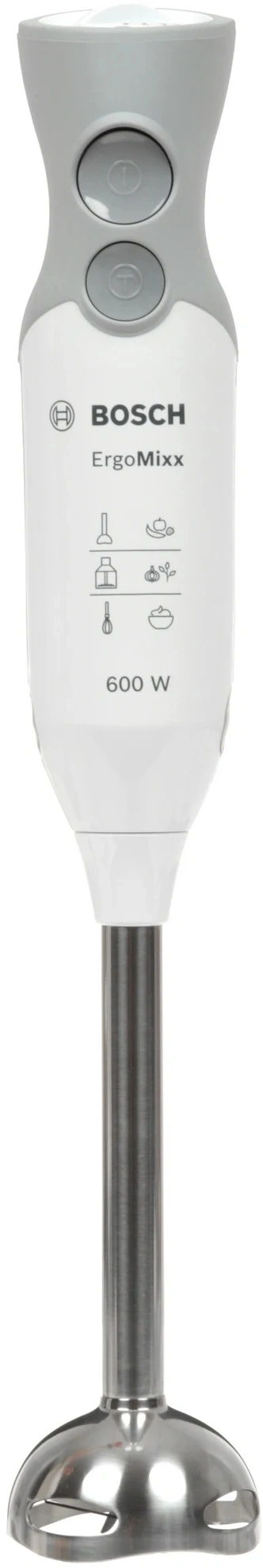 Блендер погружной Bosch MSM66120 600Вт белый/серебристый — миниатюра 3