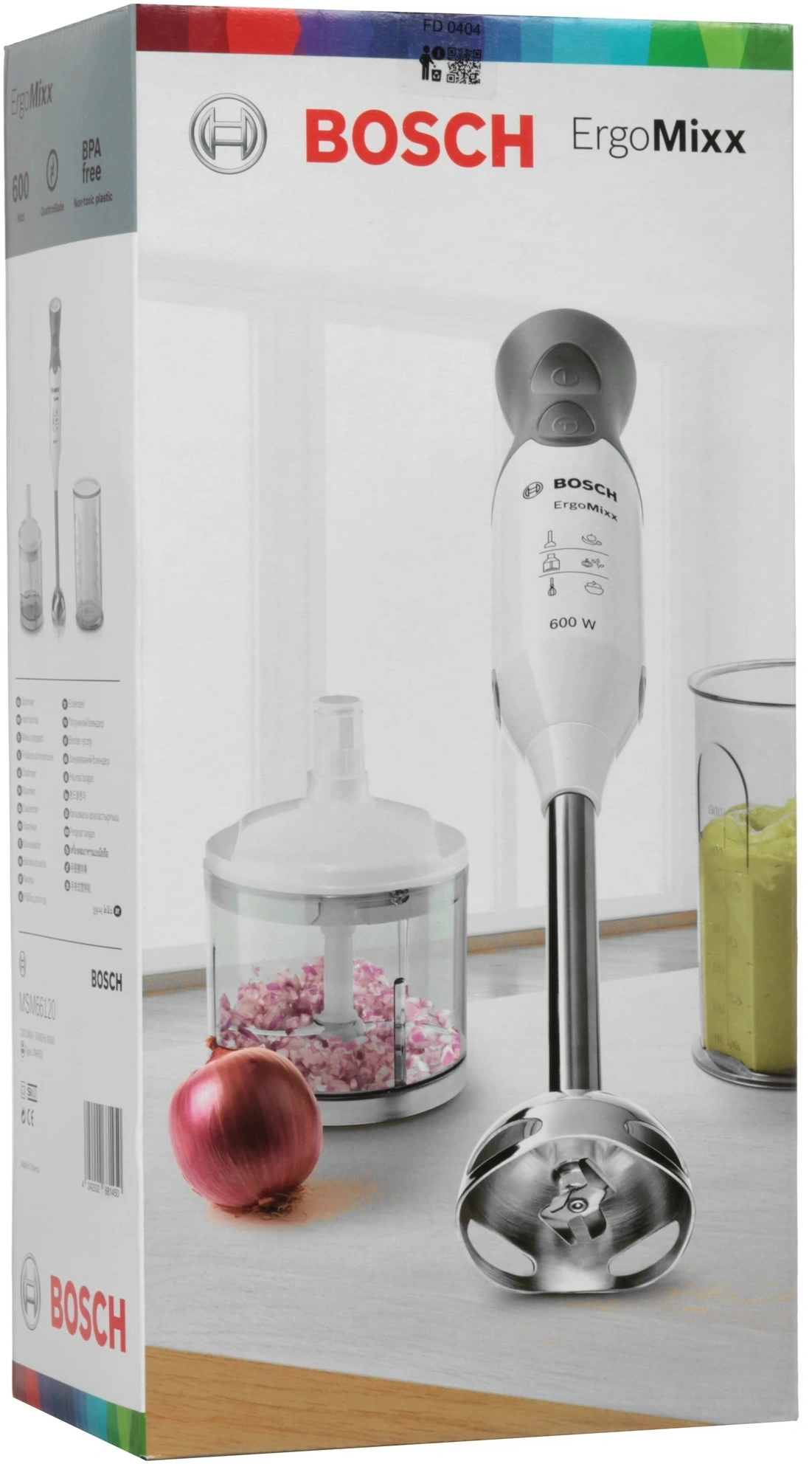 Блендер погружной Bosch MSM66120 600Вт белый/серебристый — миниатюра 10