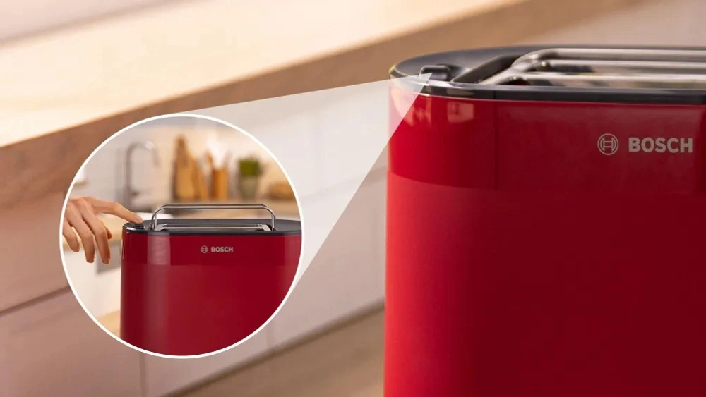 Тостер Bosch TAT2M124 950Вт красный — миниатюра 6
