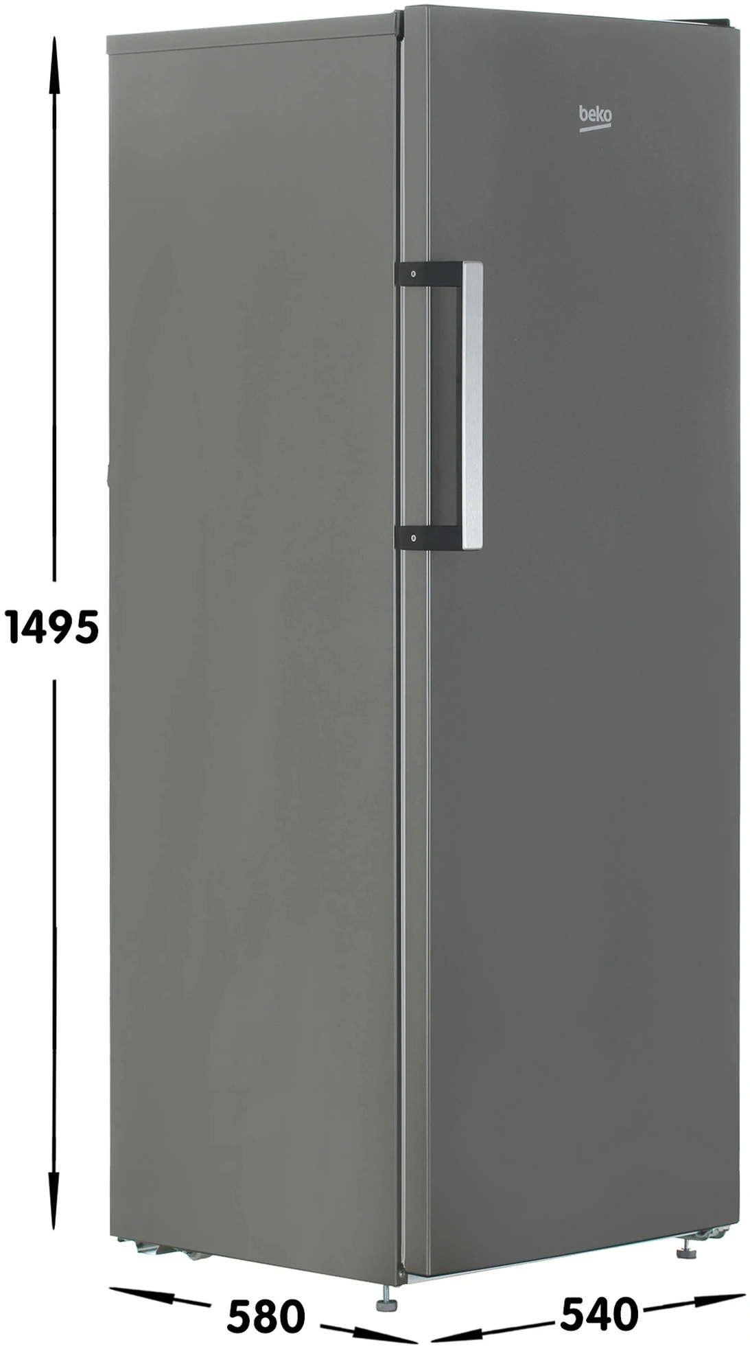 Морозильная камера Beko RFSK215T01G серый — миниатюра 7