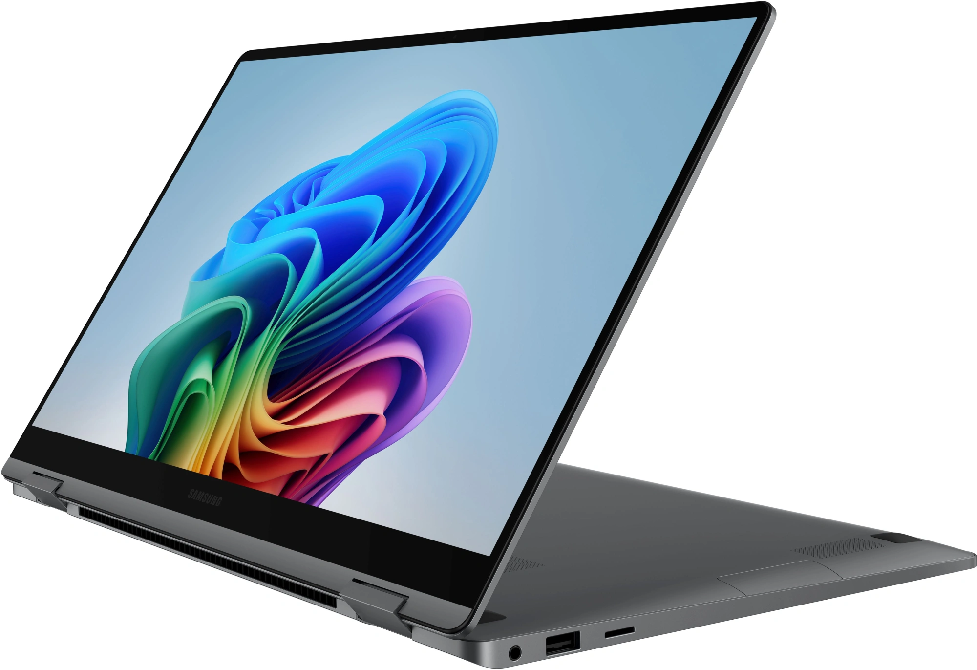 Ноутбук Samsung Galaxy Book 5 360 NP750 Core Ultra 7 256V 16Gb SSD1Tb Intel Arc 140V 15.6" AMOLED Touch FHD (1920x1080) Windows 11 Home Multi Language grey WiFi BT Cam (NP750QHA-LG3IN) — миниатюра 8