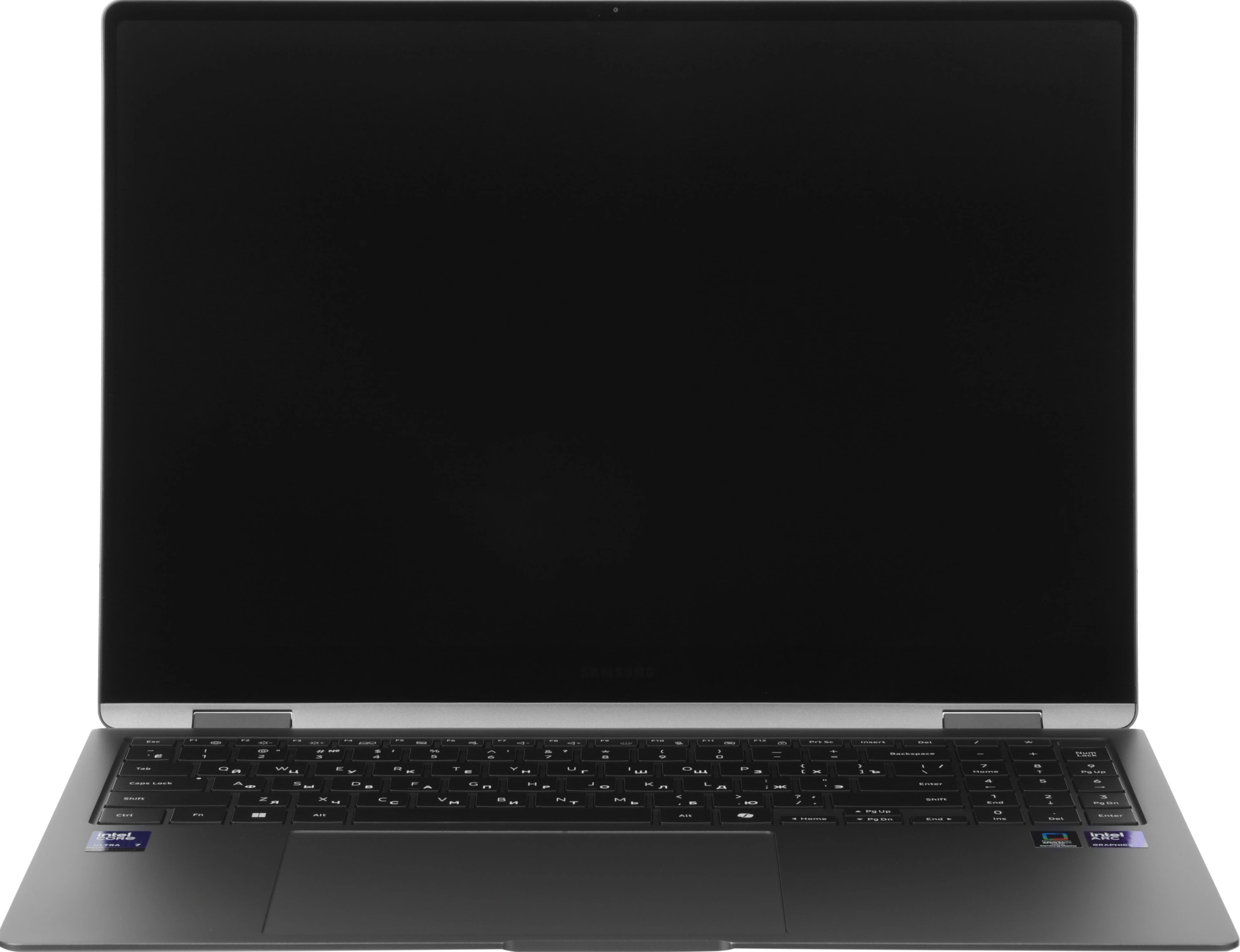 Ноутбук Samsung Galaxy Book 5 Pro 360 NP960 Core Ultra 7 256V 16Gb SSD512Gb Intel Arc 140V 16" AMOLED Touch 2.8K (2880x1800) Windows 11 Home Multi Language grey WiFi BT Cam (NP960QHA-KG1IN) — миниатюра 7