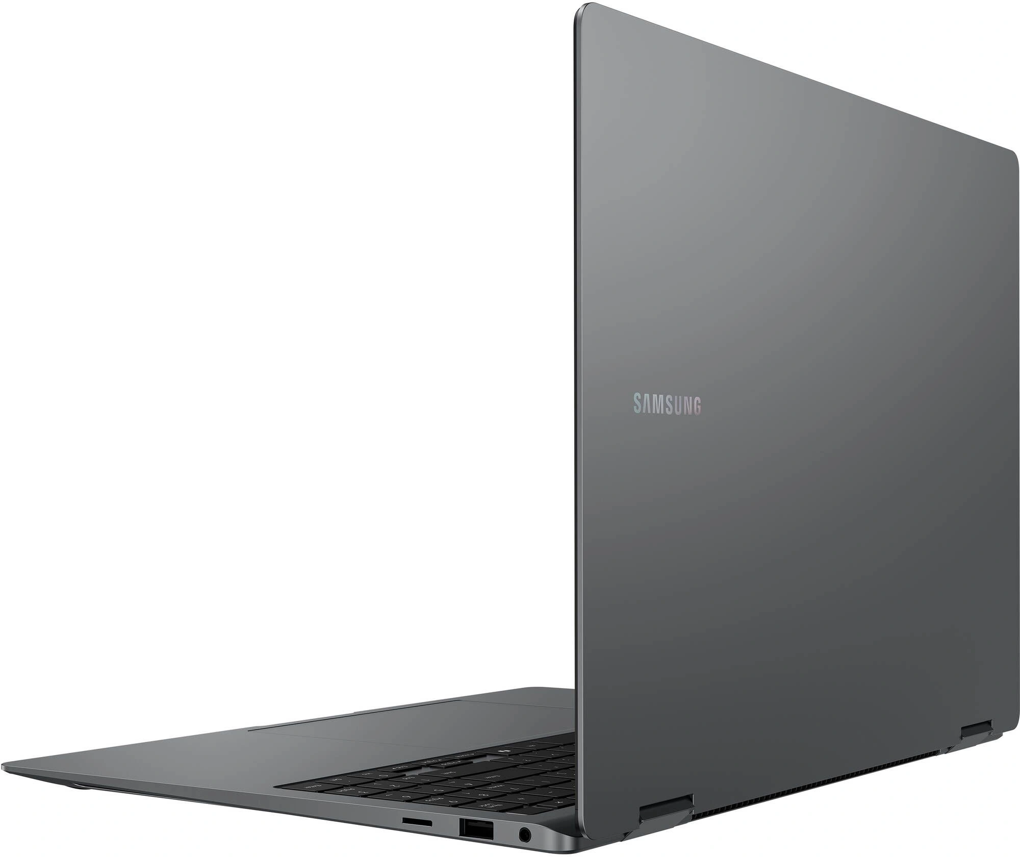 Ноутбук Samsung Galaxy Book 5 Pro 360 NP960 Core Ultra 7 256V 16Gb SSD512Gb Intel Arc 140V 16" AMOLED Touch 2.8K (2880x1800) Windows 11 Home Multi Language grey WiFi BT Cam (NP960QHA-KG1IN) — миниатюра 4