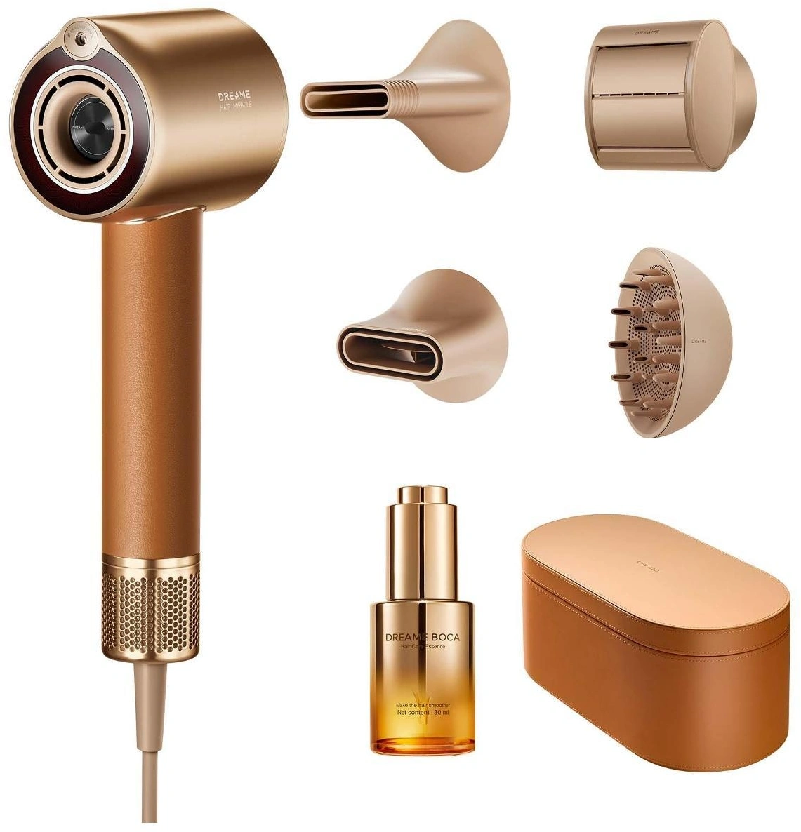 Фен Dreame Miracle Pro High-speed 1600Вт золотистый (АНХ30) — миниатюра 17