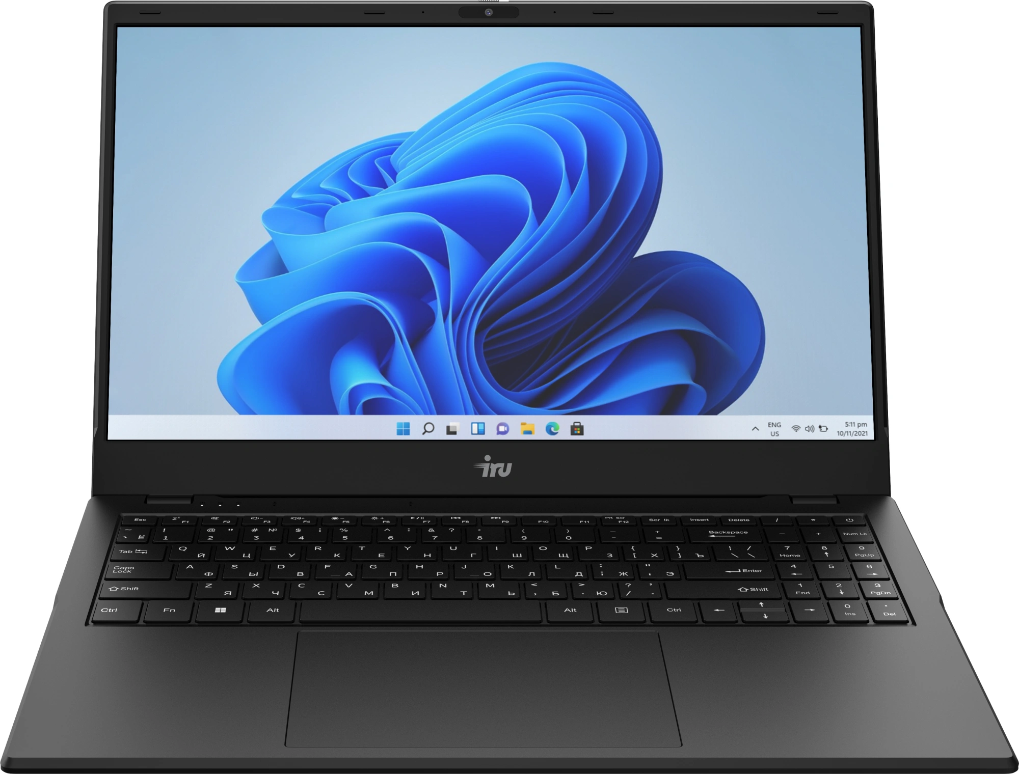 Ноутбук IRU Planio 15ING Celeron N4500 8Gb SSD512Gb Intel UHD Graphics 15.6" IPS FHD (1920x1080) Windows 11 Pro 64 black WiFi BT Cam 6000mAh (2140838) — фото 1