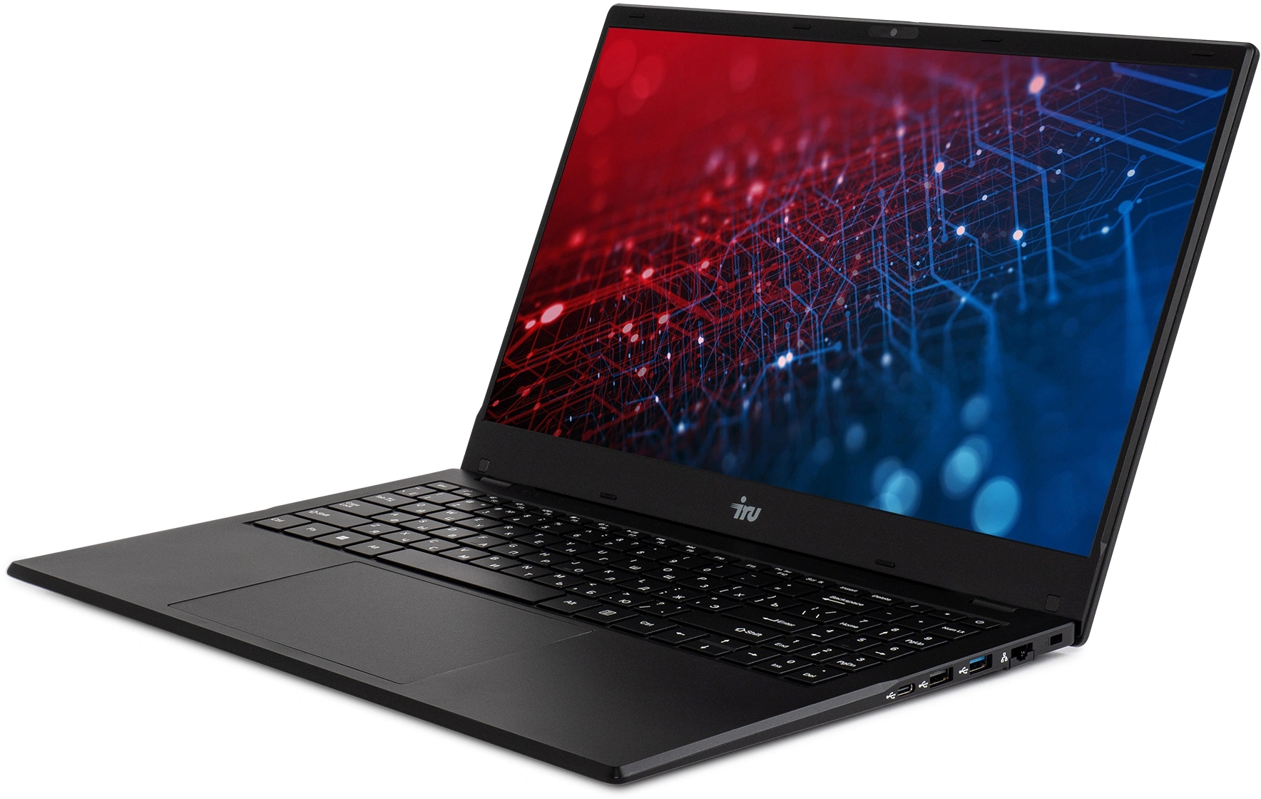 Ноутбук IRU Planio 15ING Celeron N4500 16Gb SSD512Gb Intel UHD Graphics 15.6" IPS FHD (1920x1080) Windows 11 Pro 64 black WiFi BT Cam 6000mAh (2140840) — миниатюра 4