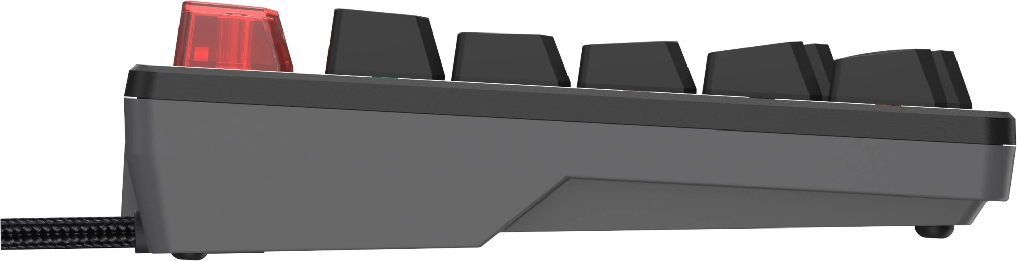 Клавиатура A4Tech MS76 механическая черный USB Multimedia for gamer LED кабель 1.8м — миниатюра 10