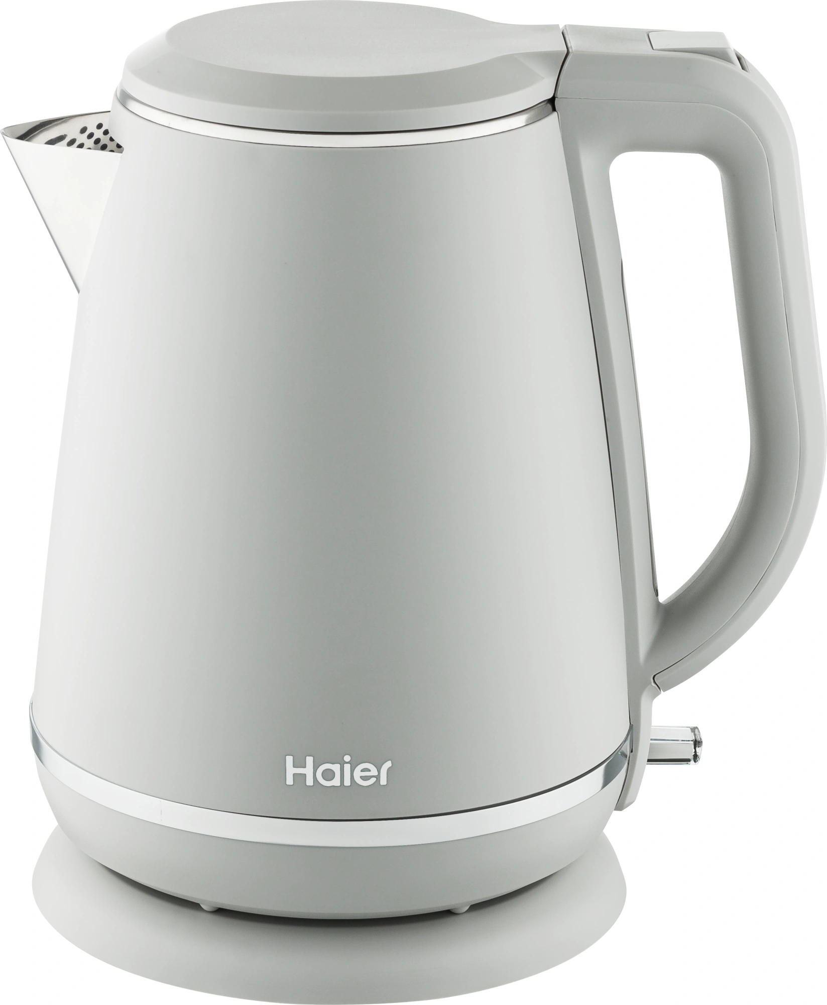 Чайник электрический Haier HK-502 1.5л. 3000Вт серый корпус: пластик (TD0029960RU) — фото 1