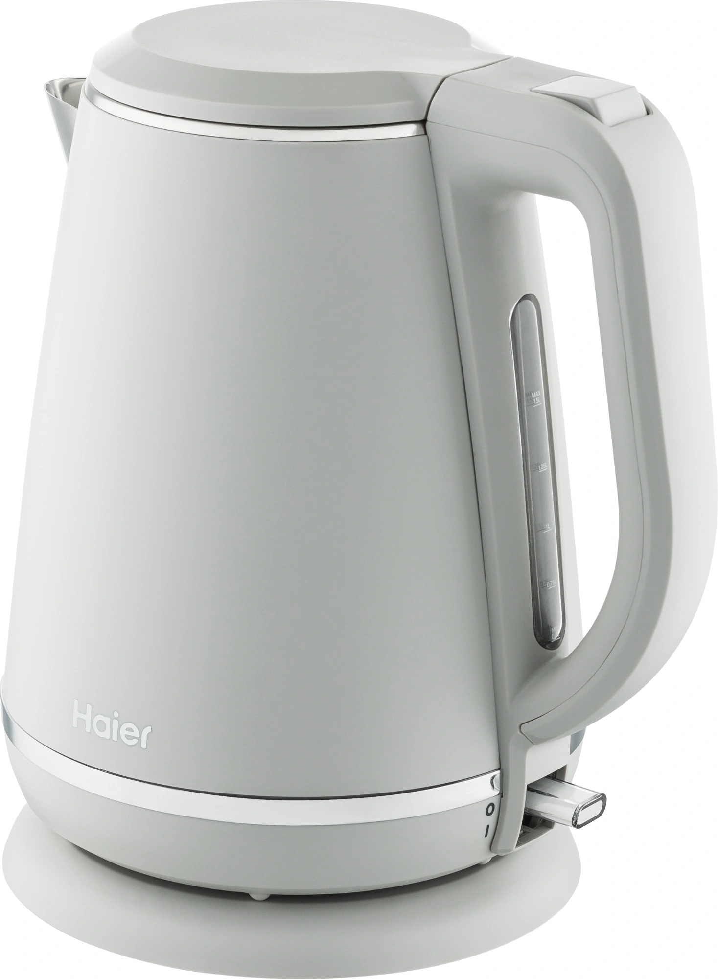 Чайник электрический Haier HK-502 1.5л. 3000Вт серый корпус: пластик (TD0029960RU) — миниатюра 2