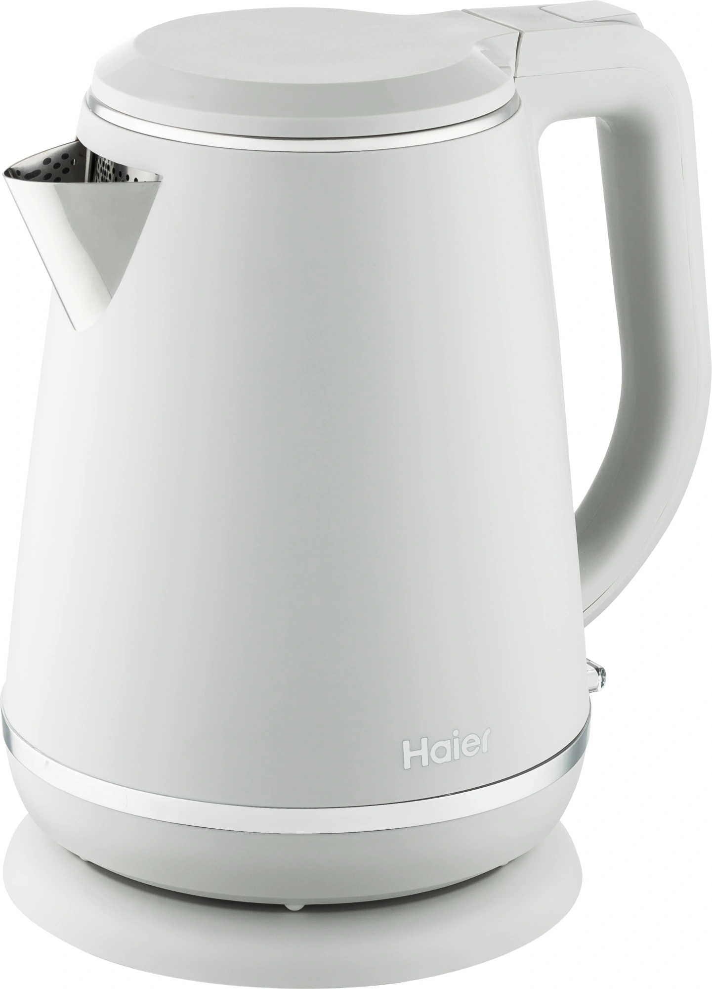 Чайник электрический Haier HK-502 1.5л. 3000Вт серый корпус: пластик (TD0029960RU) — миниатюра 3
