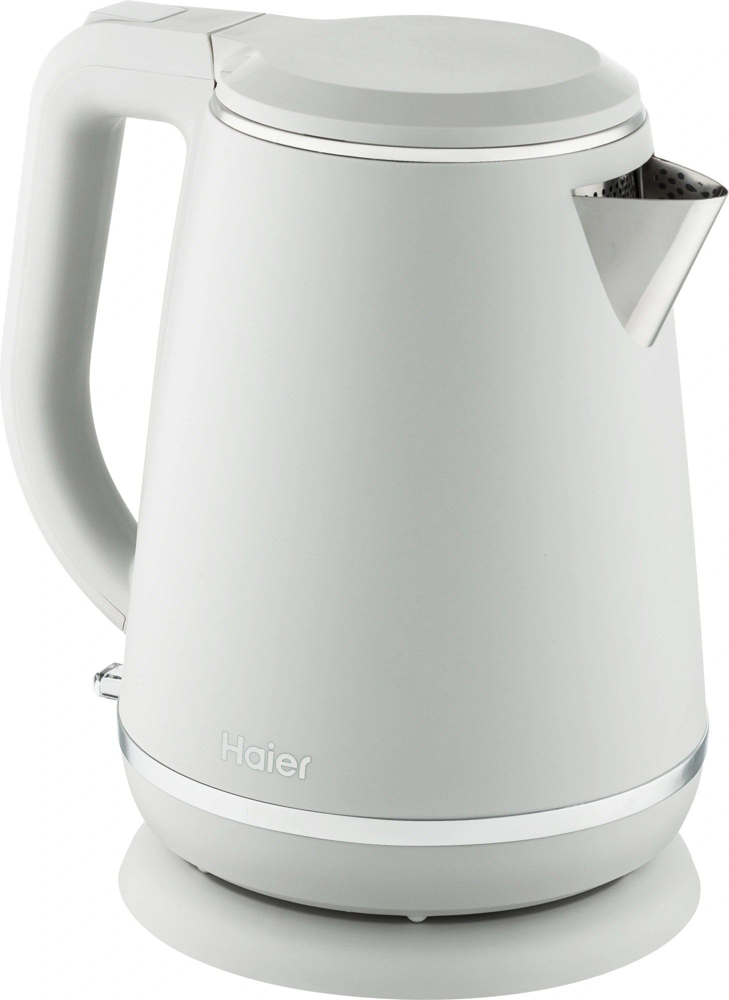 Чайник электрический Haier HK-502 1.5л. 3000Вт серый корпус: пластик (TD0029960RU) — миниатюра 4