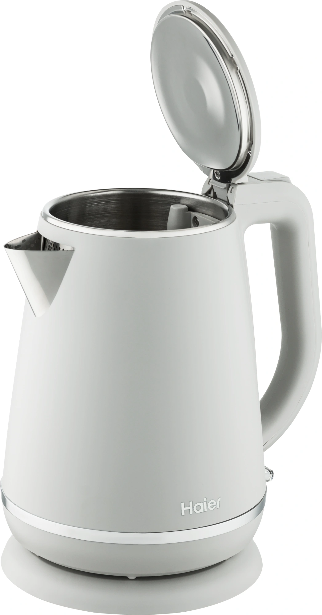 Чайник электрический Haier HK-502 1.5л. 3000Вт серый корпус: пластик (TD0029960RU) — миниатюра 5
