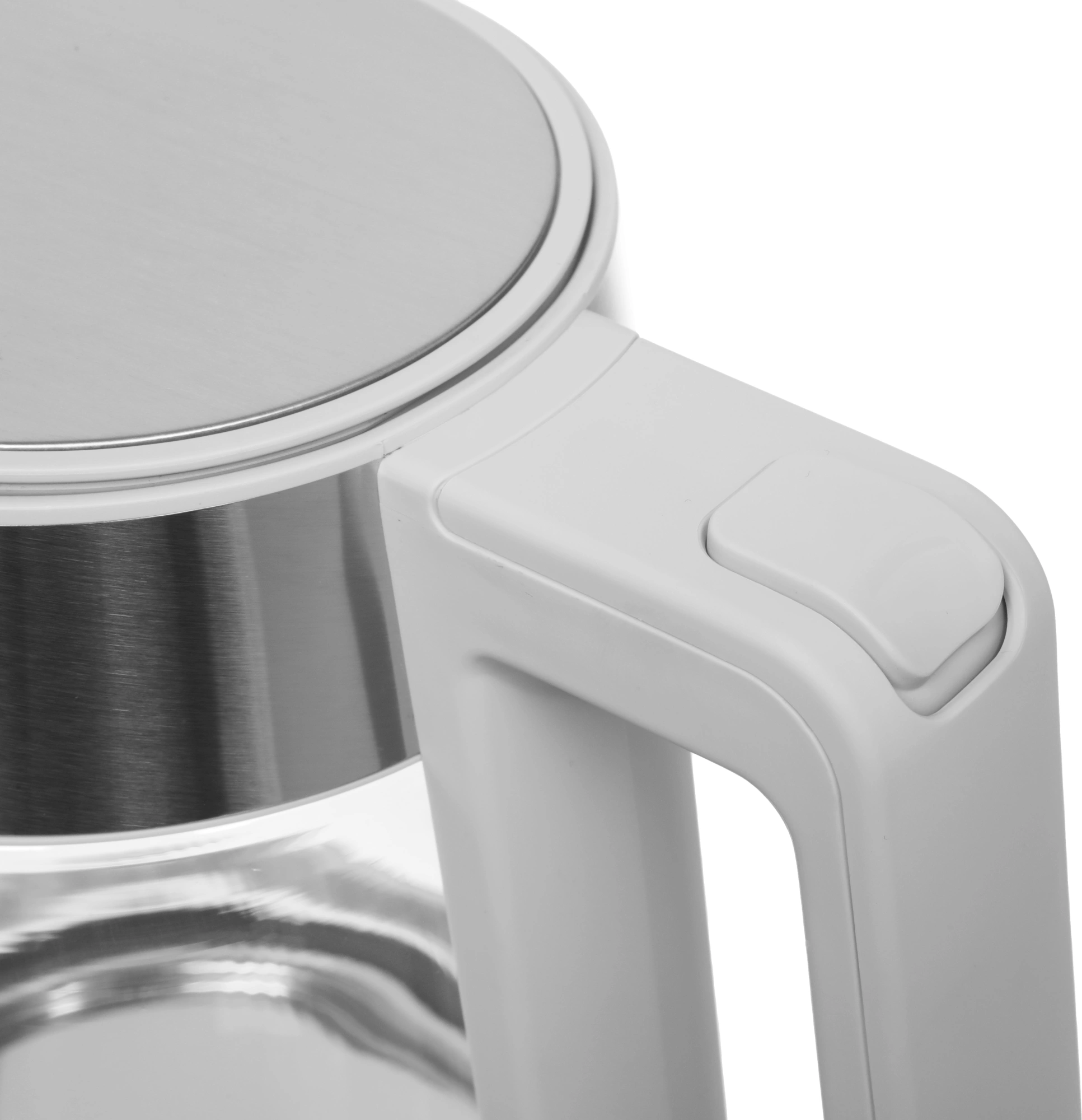 Чайник электрический Haier HK-500 1.7л. 2200Вт серый/белый корпус: стекло/пластик (TD0029955RU) — миниатюра 5