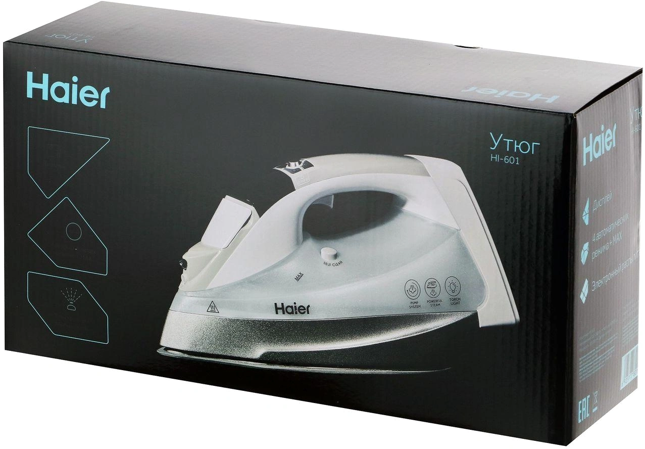 Утюг Haier HI-601 3100Вт белый — миниатюра 8