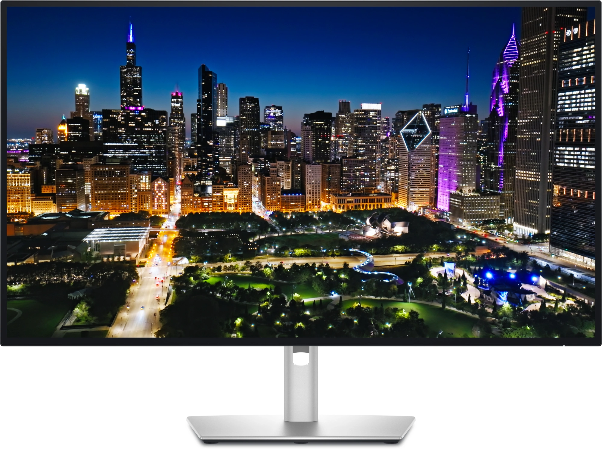 Монитор Dell 31.5" UltraSharp U3225QE серебристый IPS LED 16:9 HDMI матовая HAS Piv 3000:1 450cd 178гр/178гр 3840x2160 120Hz DP 4K USB 9.34кг — миниатюра 2