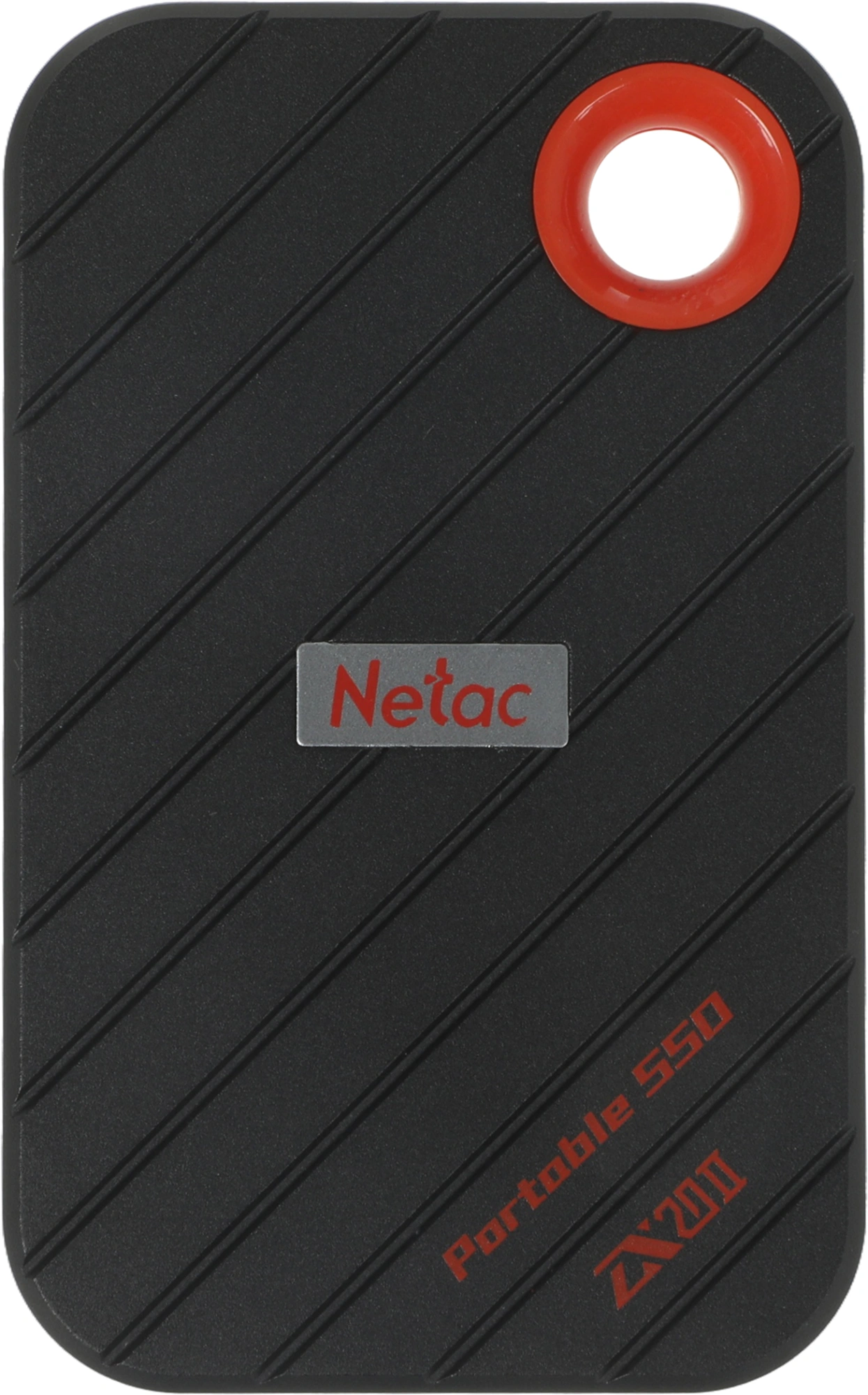 Накопитель SSD Netac USB-C 512GB NT01ZX20II-512-32BK ZX20 II черный — миниатюра 6