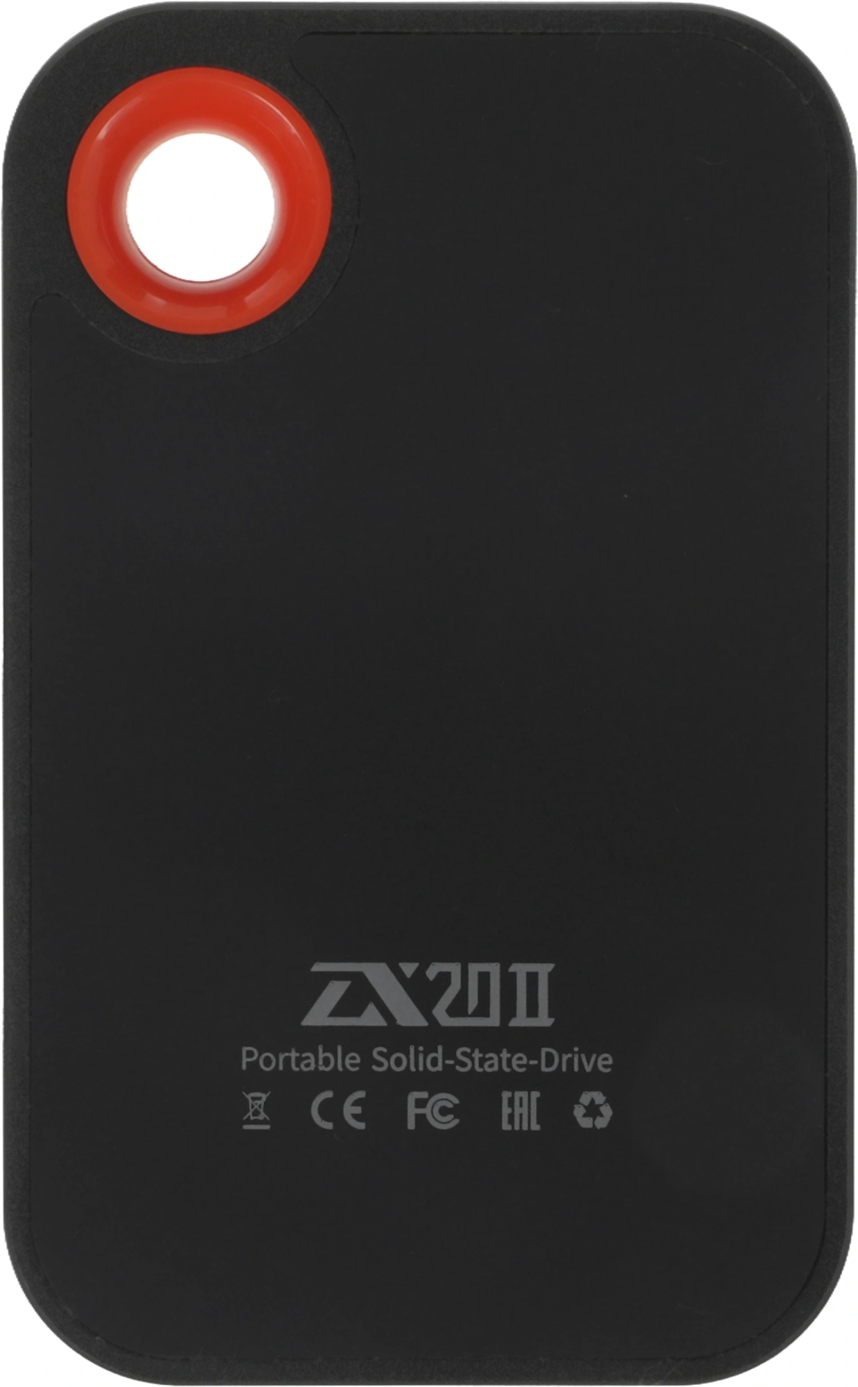 Накопитель SSD Netac USB-C 512GB NT01ZX20II-512-32BK ZX20 II черный — миниатюра 7