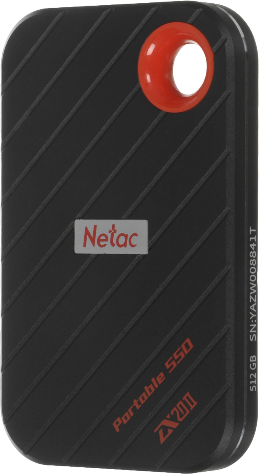 Накопитель SSD Netac USB-C 512GB NT01ZX20II-512-32BK ZX20 II черный — миниатюра 10