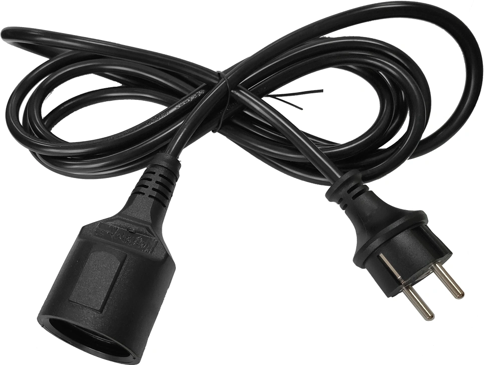 Шнур питания Lanmaster LAN-PPS/SH-7.0-BK вилка Shuko-Shuko розетка проводник.:3x1.5мм2 7м 220В черный — миниатюра 2