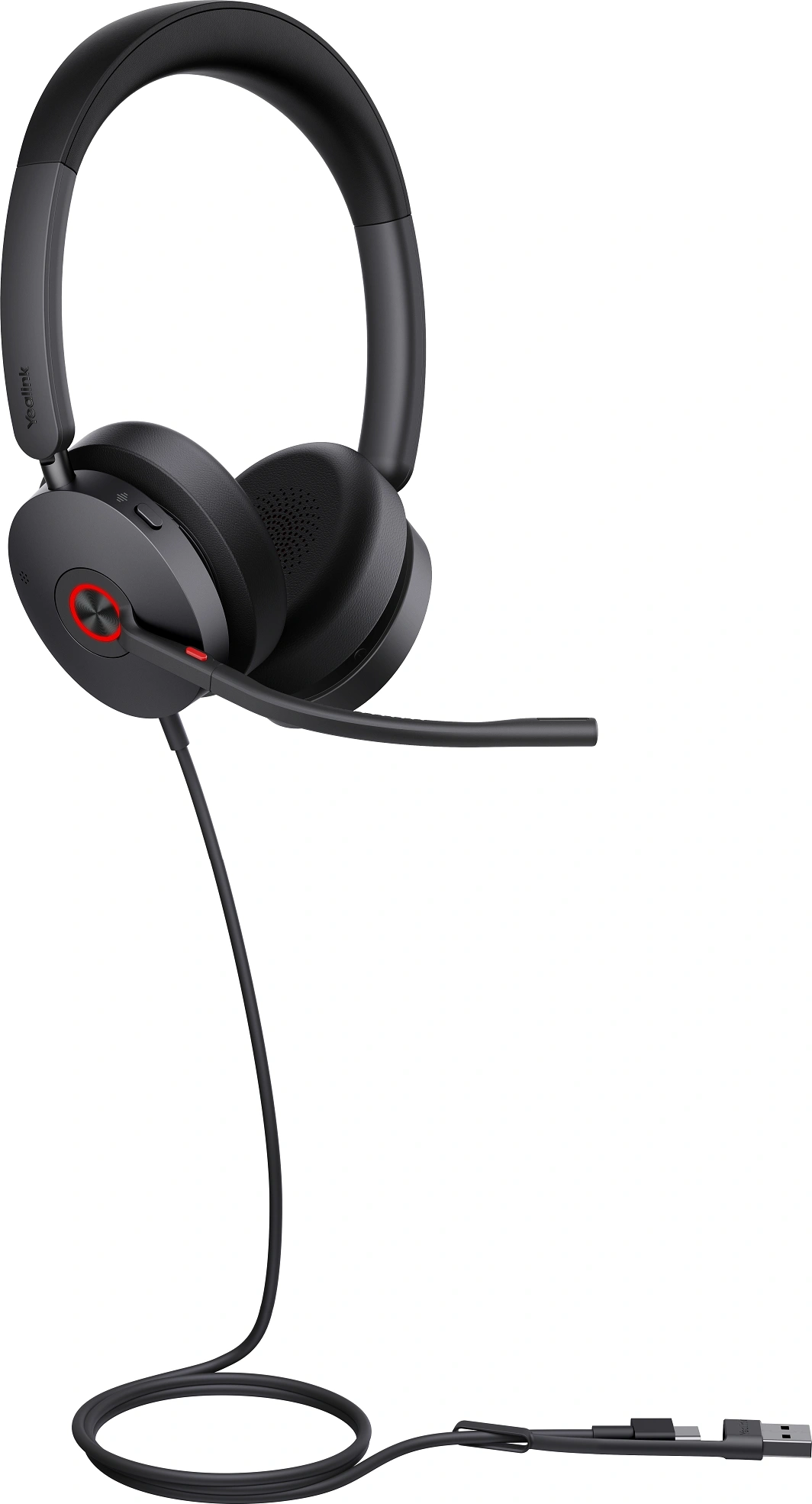Гарнитура проводная Yealink UH48 Dual UC USB-C/A черный — миниатюра 5