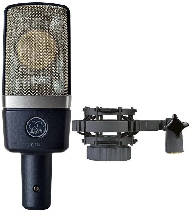 Микрофон проводной AKG C214 серый — фото 1