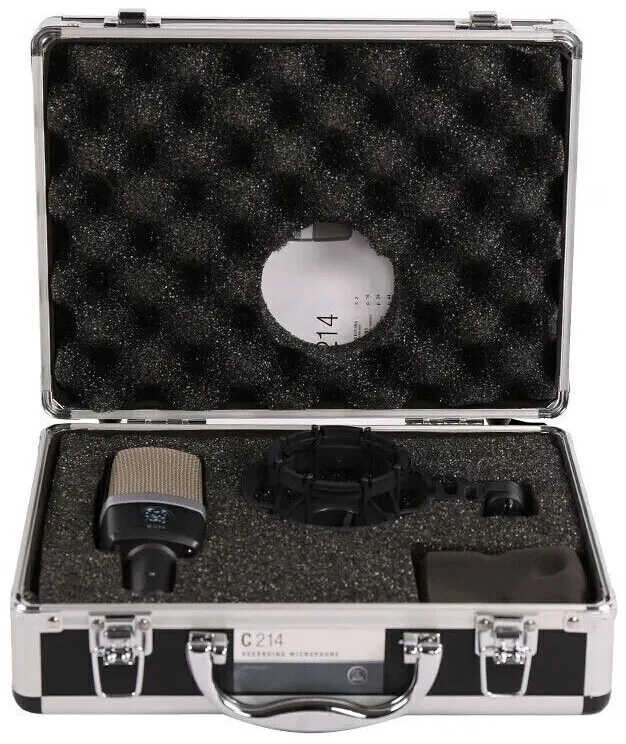 Микрофон проводной AKG C214 серый — миниатюра 2