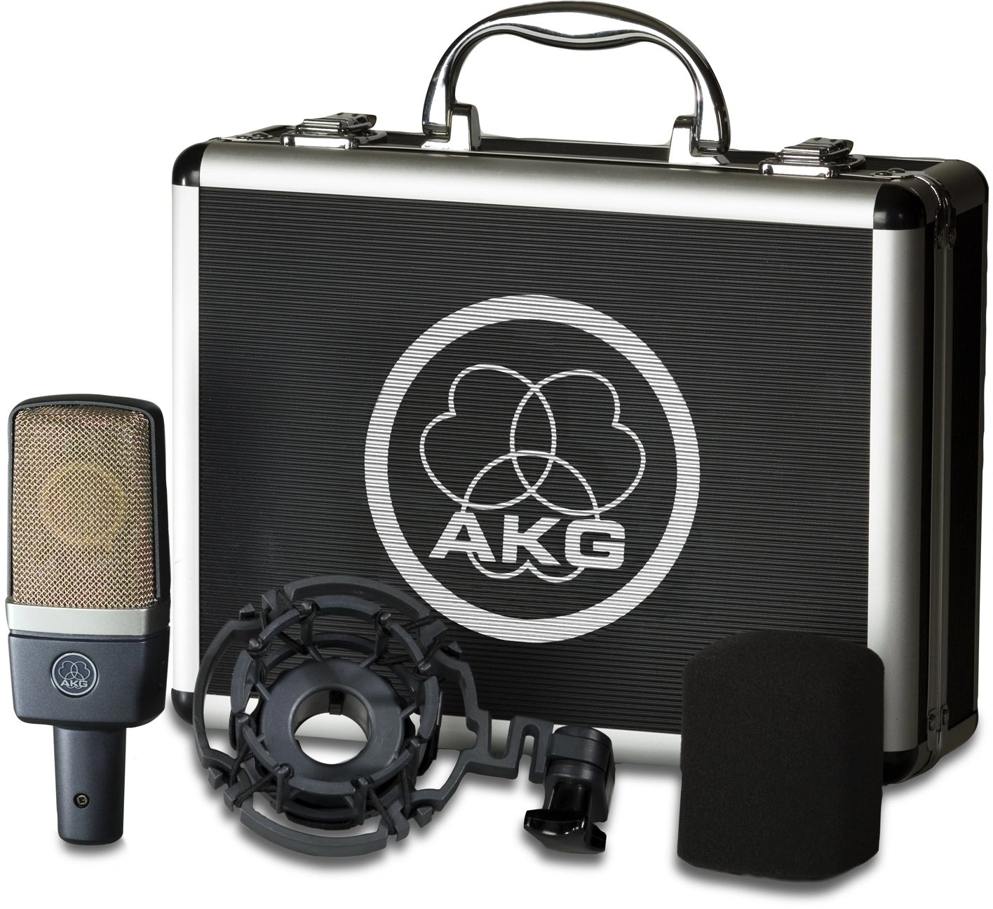 Микрофон проводной AKG C214 серый — миниатюра 4