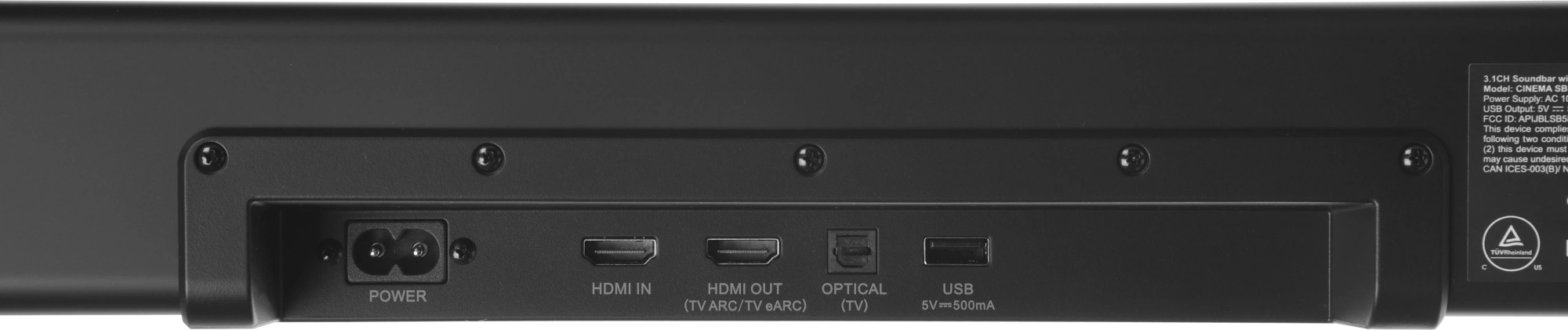 Саундбар JBL Cinema SB580 3.1 240Вт+200Вт черный — миниатюра 13