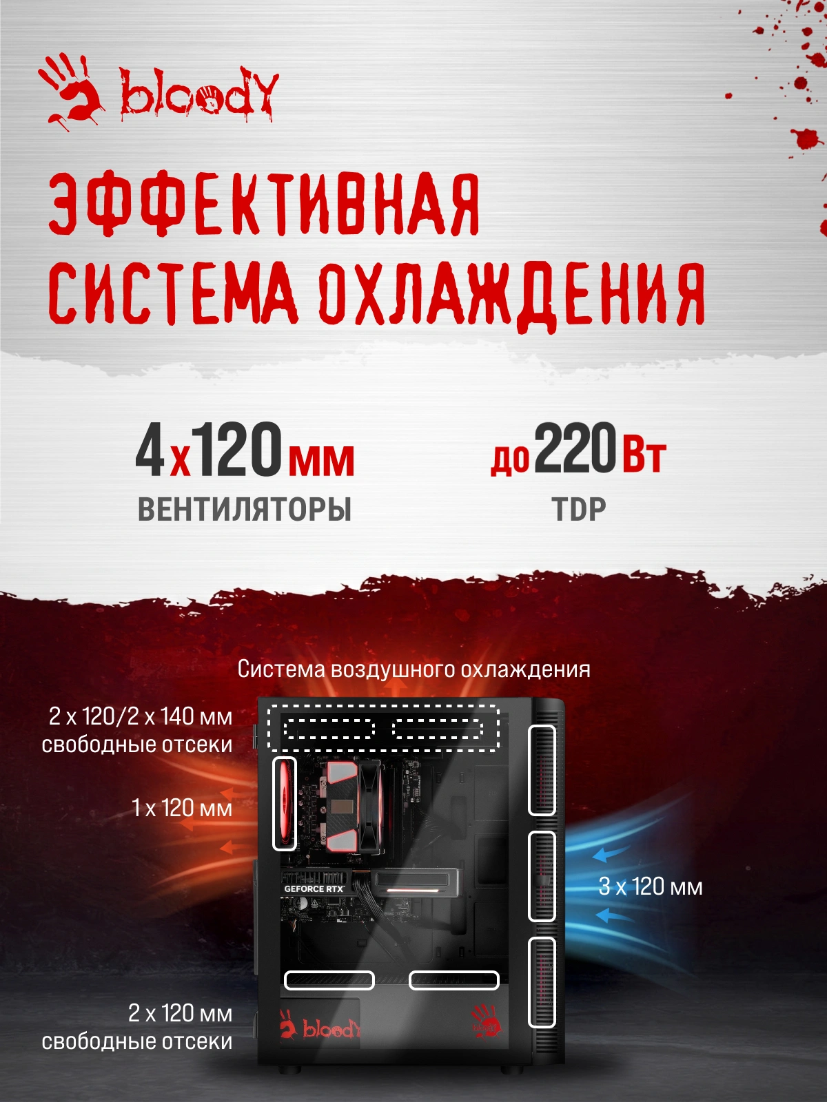 ПК Bloody BD-PC CB76T2 TWR i7 14700F (2.1) 32Gb SSD1Tb RTX5070 12Gb Windows 11 Home 64 2.5xGbitEth 650W черный (RUS) (2141987) — миниатюра 26