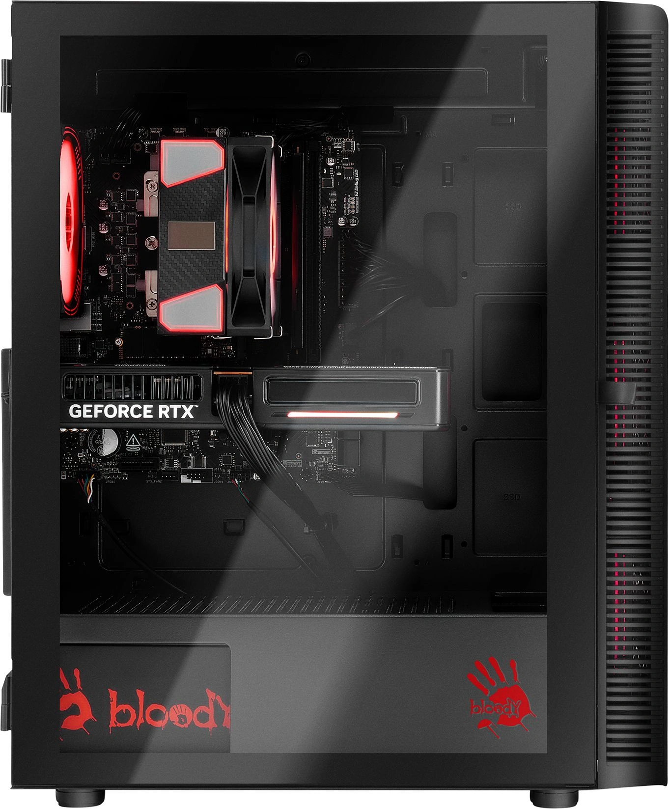 ПК Bloody BD-PC CB76T2 TWR i7 14700F (2.1) 32Gb SSD1Tb RTX5070 12Gb Windows 11 Home 64 2.5xGbitEth 650W черный (RUS) (2141987) — миниатюра 13