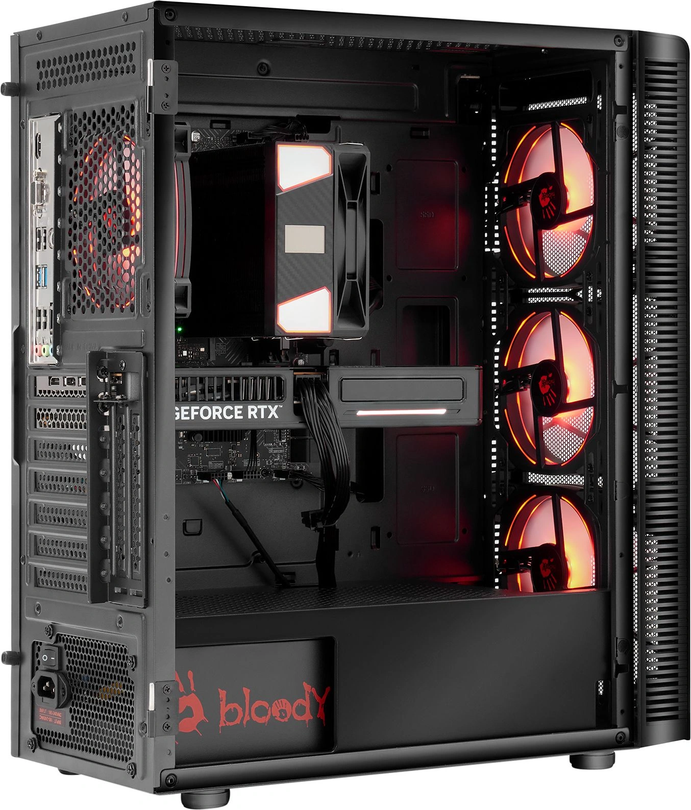 ПК Bloody BD-PC CB76T2 TWR i7 14700F (2.1) 32Gb SSD1Tb RTX5070 12Gb Windows 11 Home 64 2.5xGbitEth 650W черный (RUS) (2141987) — миниатюра 19