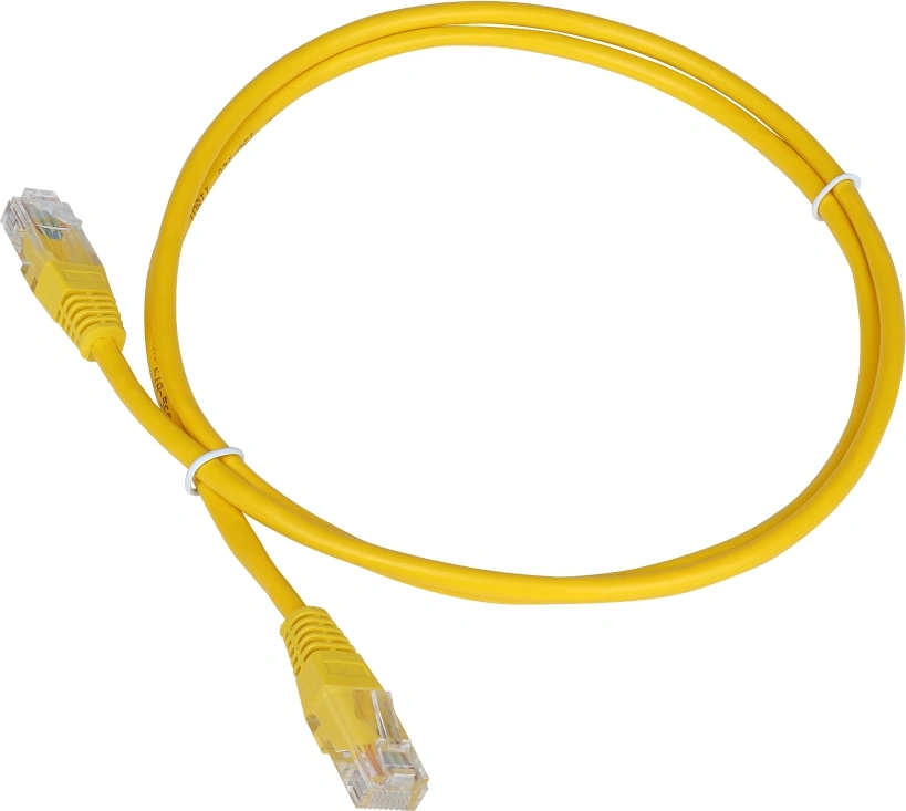Патч-корд Lanmaster TWT-45-45-20-YL UTP RJ-45 вил.-вилка RJ-45 кат.5E 20м желтый ПВХ — фото 1