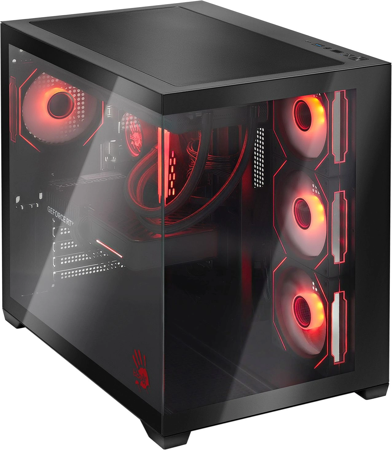 ПК Bloody BD-PC RAB84V2 TWR Ryzen 5 7500F (3.7) 32Gb SSD1Tb RTX5060TI 8Gb Windows 11 Home 64 2.5xGbitEth 750W черный (RUS) (2142124) — миниатюра 6