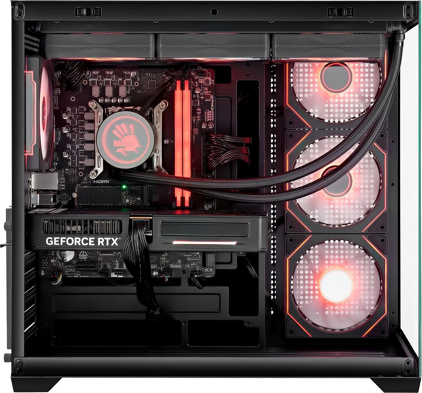 ПК Bloody BD-PC RAB84V2 TWR Ryzen 5 7500F (3.7) 32Gb SSD1Tb RTX5060TI 8Gb Windows 11 Home 64 2.5xGbitEth 750W черный (RUS) (2142124) — миниатюра 14