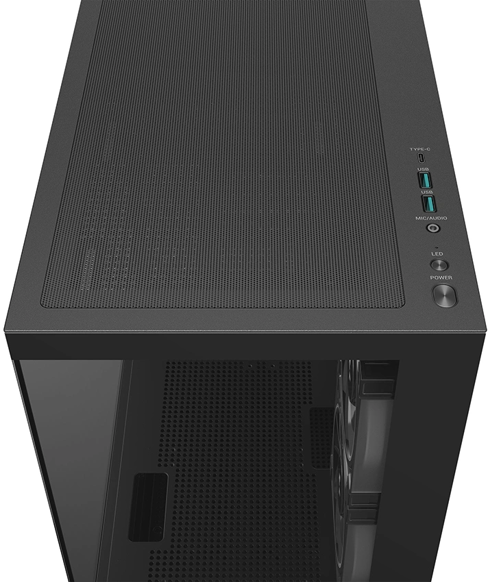 Корпус Deepcool CG380 3F черный без БП mATX 6x120mm 3x140mm 2xUSB3.0 audio bott PSU — миниатюра 8