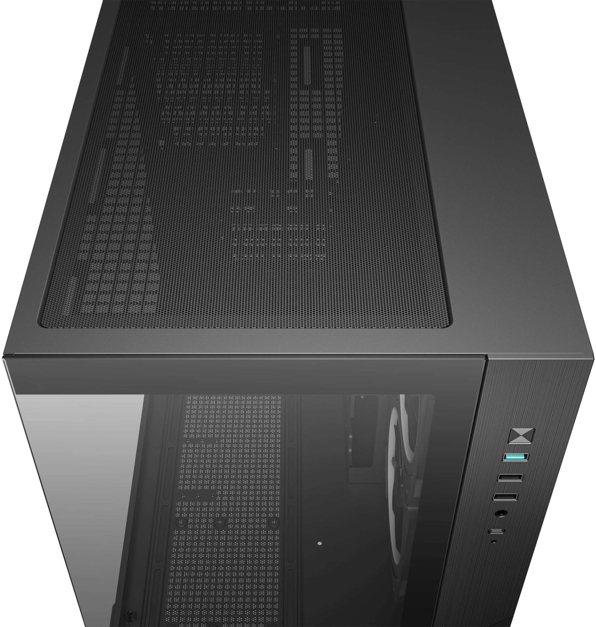Корпус Deepcool CG330 3F черный без БП mATX 6x120mm 4x140mm 2xUSB2.0 1xUSB3.0 audio bott PSU — миниатюра 7