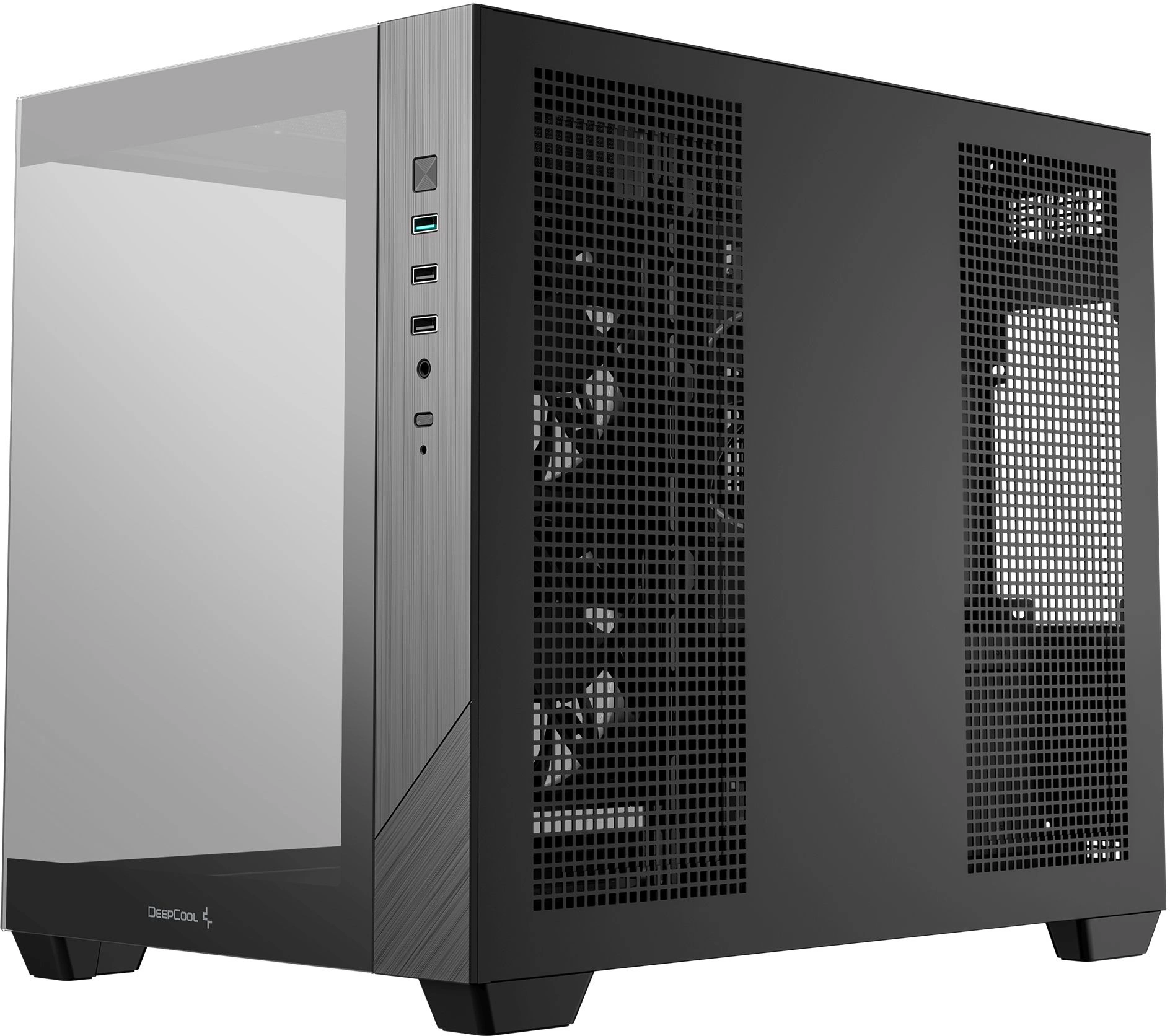 Корпус Deepcool CG330 3F черный без БП mATX 6x120mm 4x140mm 2xUSB2.0 1xUSB3.0 audio bott PSU — миниатюра 8