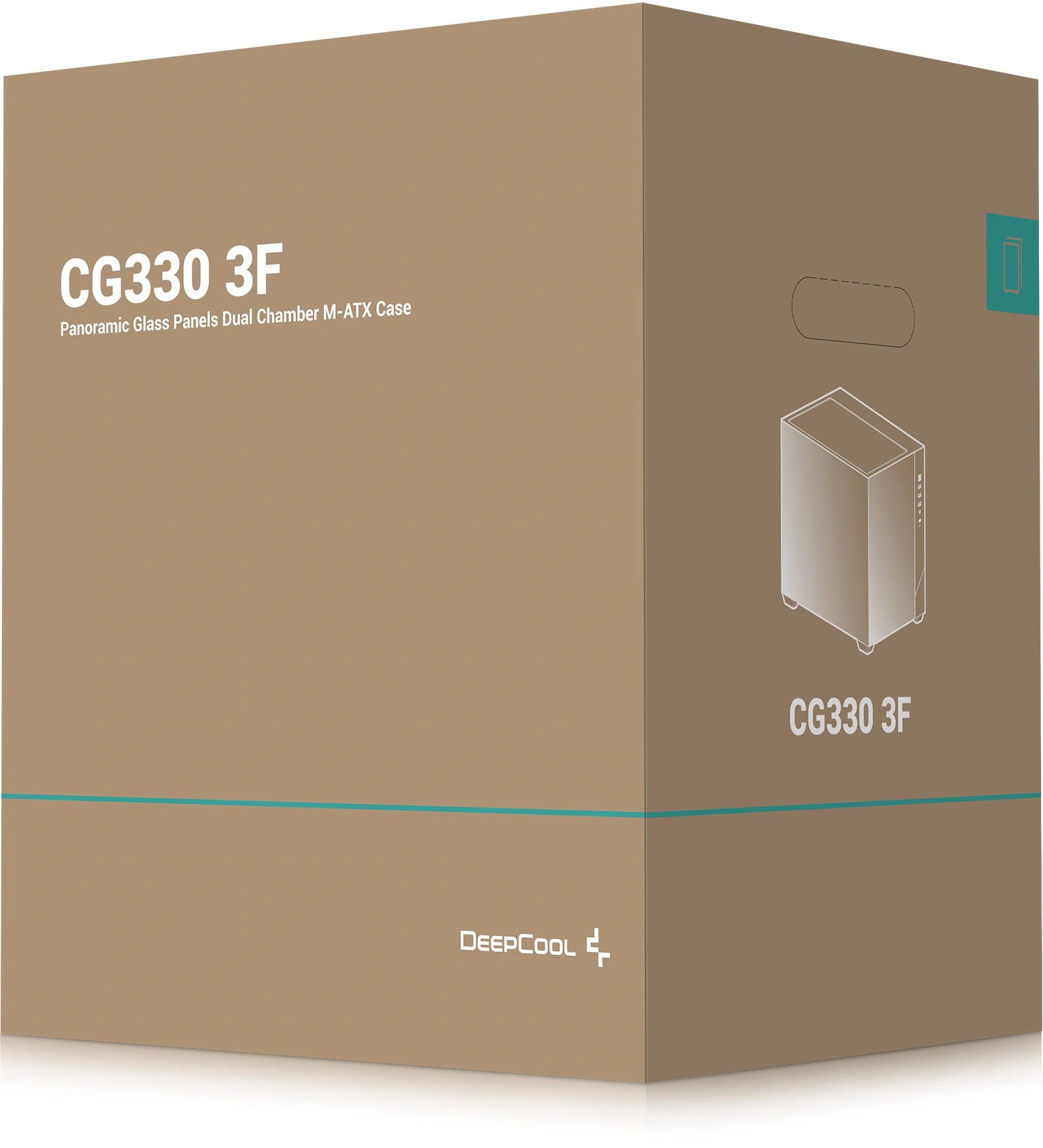 Корпус Deepcool CG330 3F черный без БП mATX 6x120mm 4x140mm 2xUSB2.0 1xUSB3.0 audio bott PSU — миниатюра 11