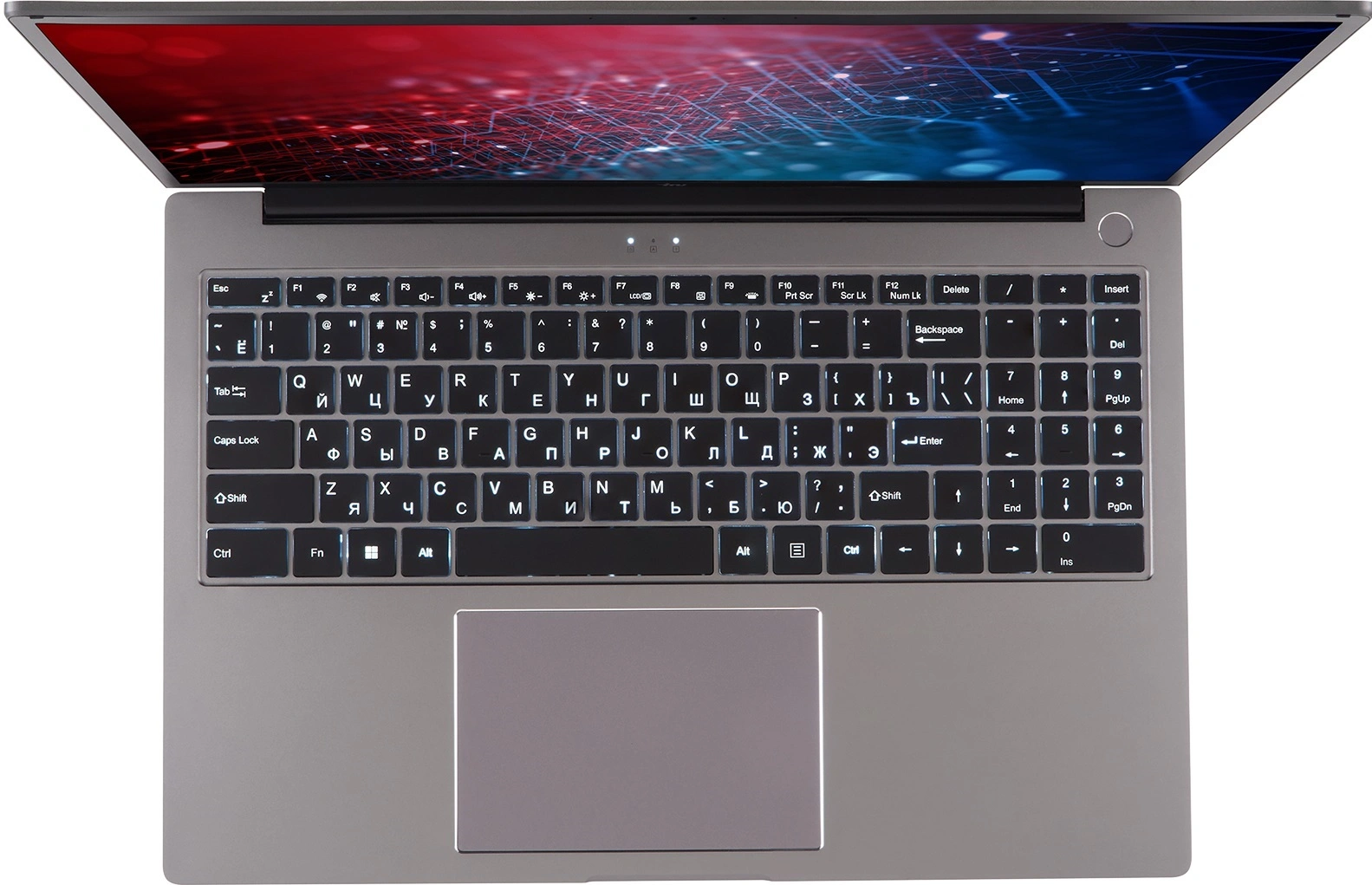 Ноутбук IRU Strato 16ALMR Core i5 12450H 16Gb SSD256Gb Intel UHD Graphics 16" IPS FHD (1920x1200) Windows 11 Pro grey WiFi BT Cam 5400mAh (2142315) — миниатюра 4