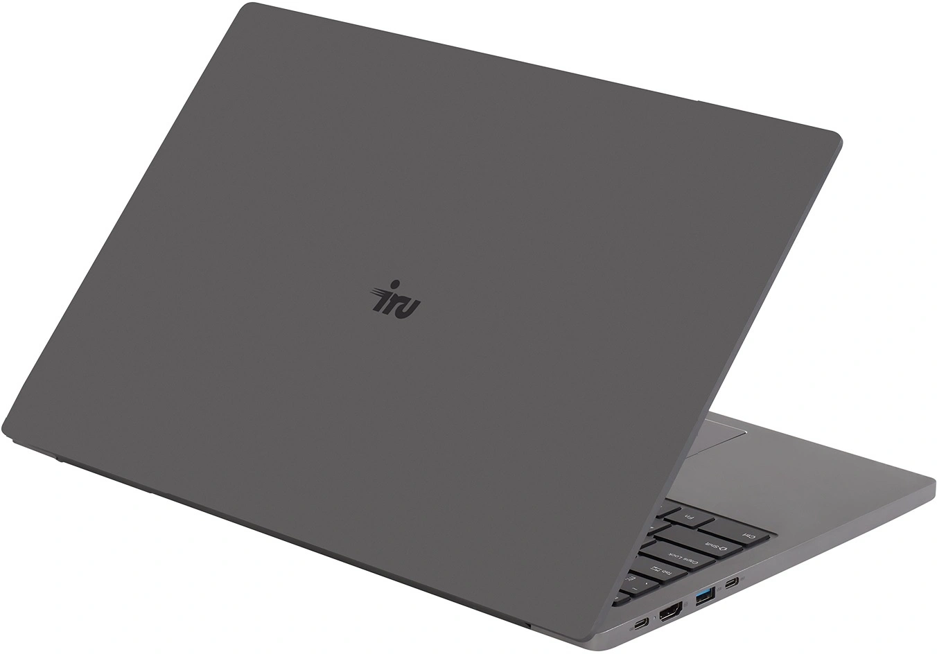 Ноутбук IRU Strato 16ALMR Core i5 12450H 16Gb SSD512Gb Intel UHD Graphics 16" IPS FHD (1920x1200) Windows 11 Pro grey WiFi BT Cam 5400mAh (2142318) — миниатюра 6